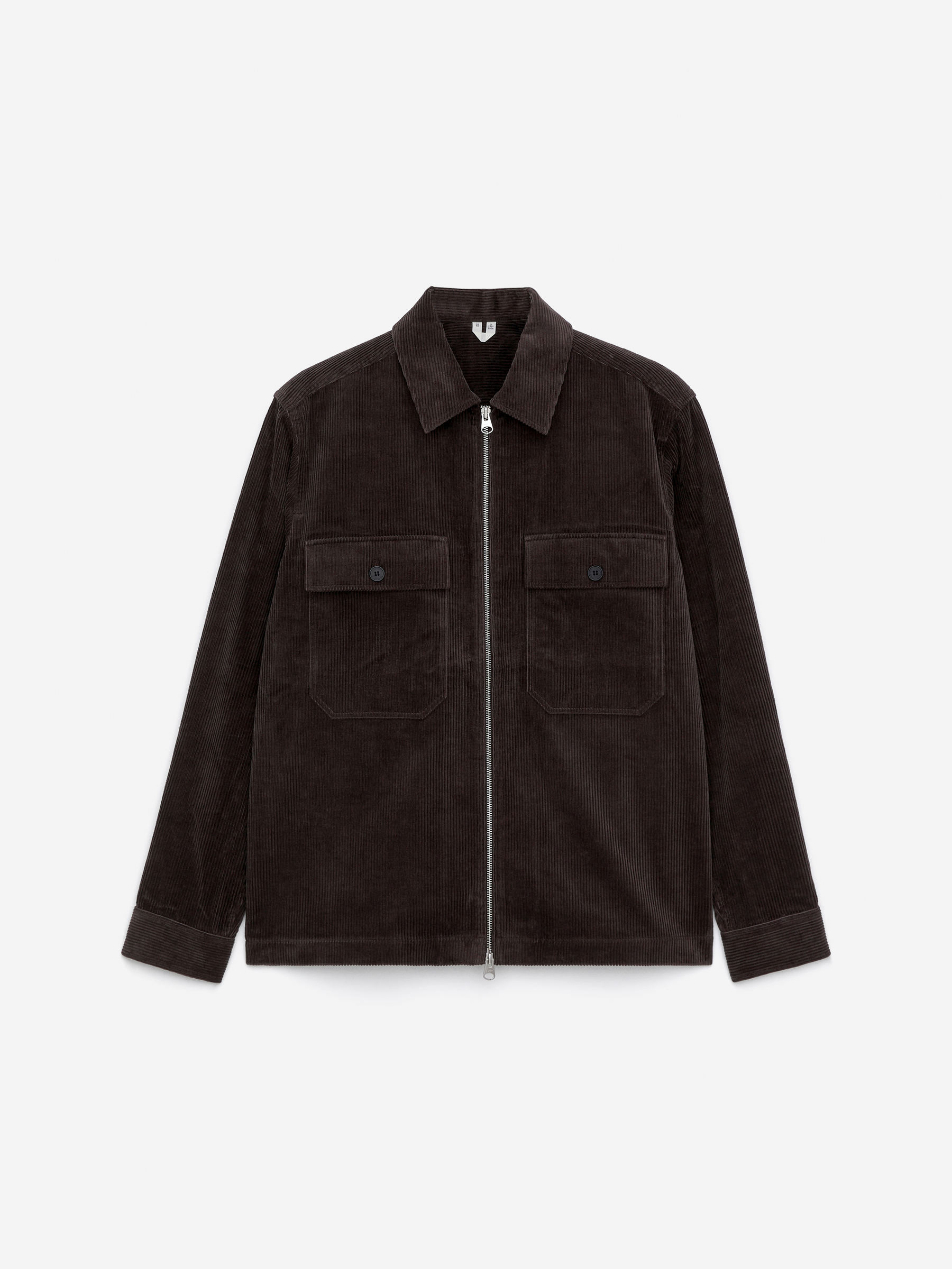 Corduroy Overshirt - Dark Brown - Regular fit - Men - StillMedia/DescriptiveStillLife - 1