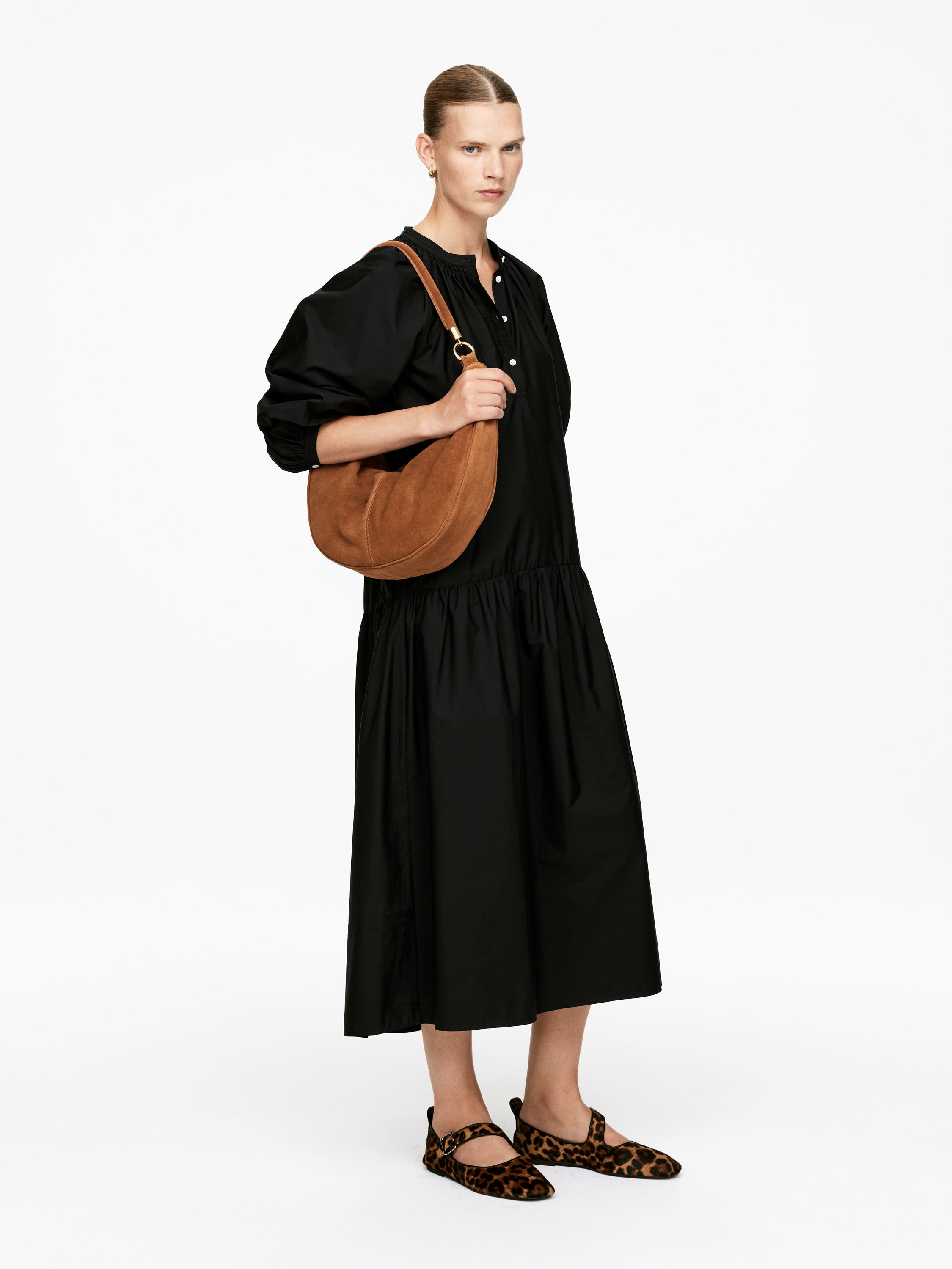 Suede Shoulder Bag - Brown - Women - StillMedia/Lookbook - 6