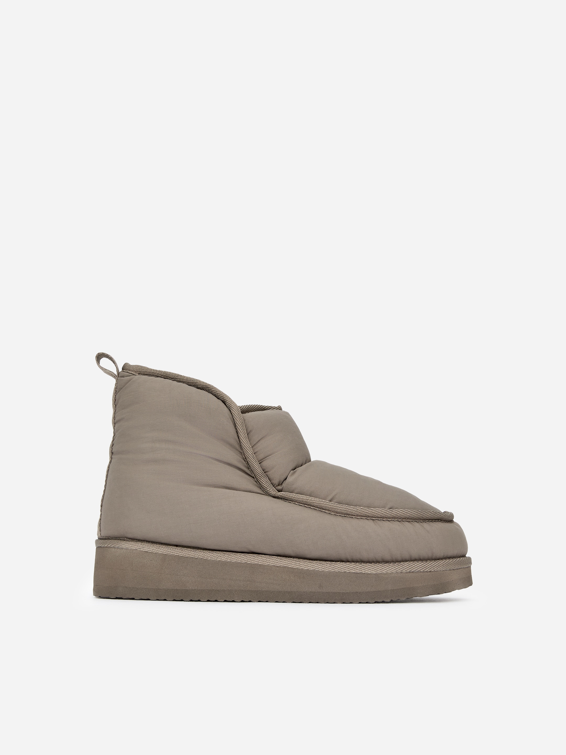 Vadderade boots-#6C655F-17580