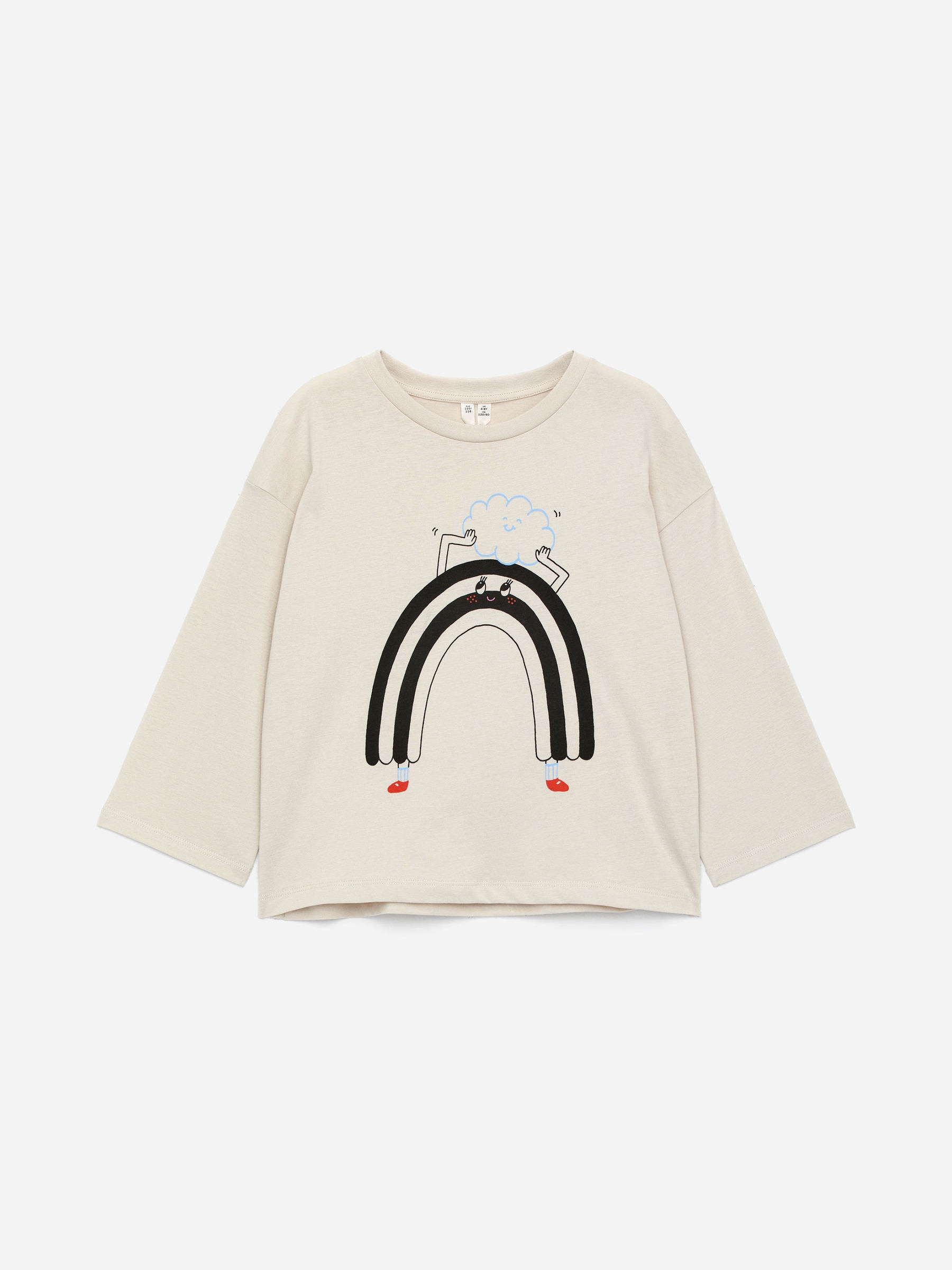 Long-Sleeved T-Shirt-#CEC6B9-15898