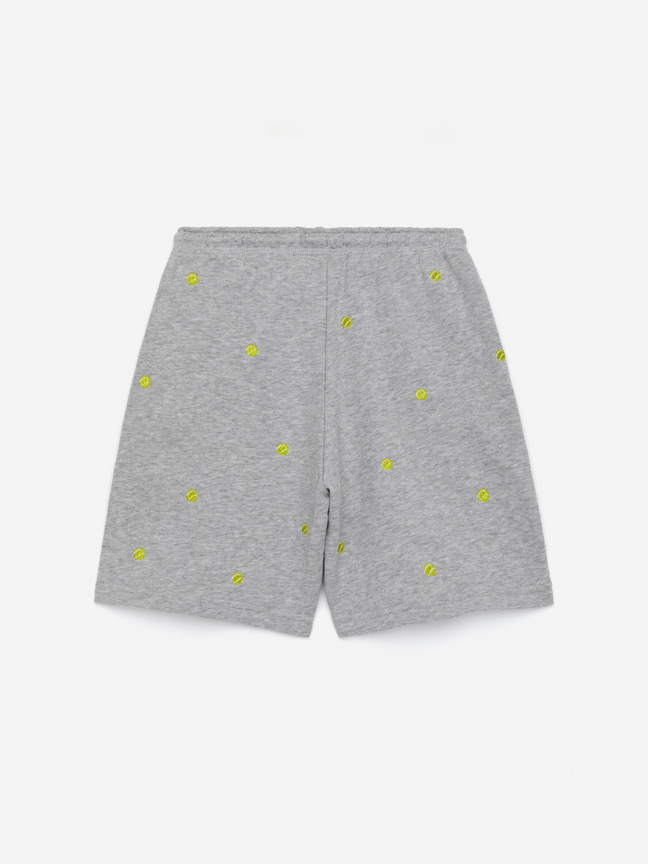 Sweatshorts mit Stickerei - Grau/Tennisbälle - Relaxed Fit - Kinder - StillMedia/DescriptiveStillLife - 1