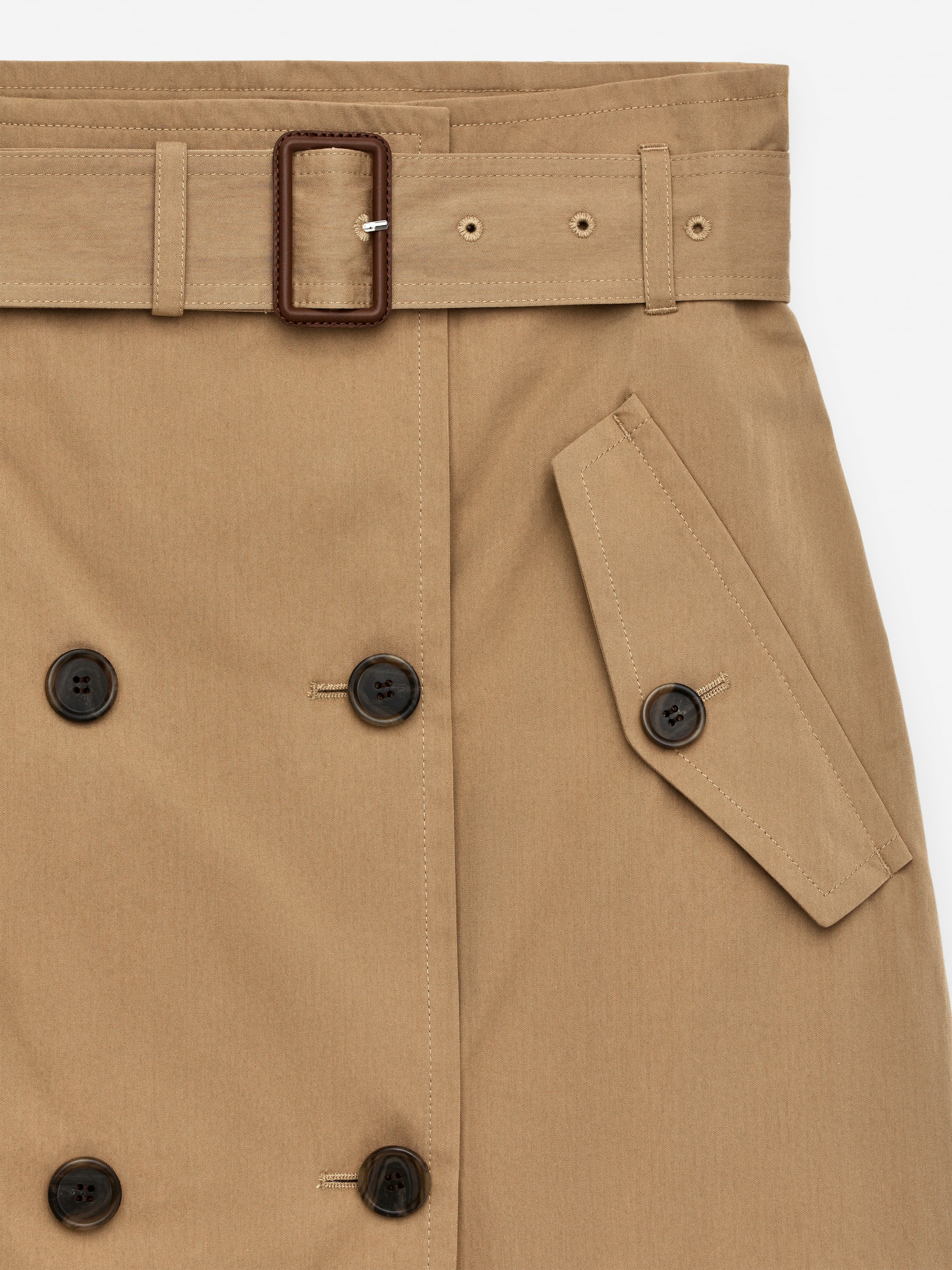 Wrap Midi Skirt - Beige - Regular fit - Women - StillMedia/DescriptiveDetail - 2