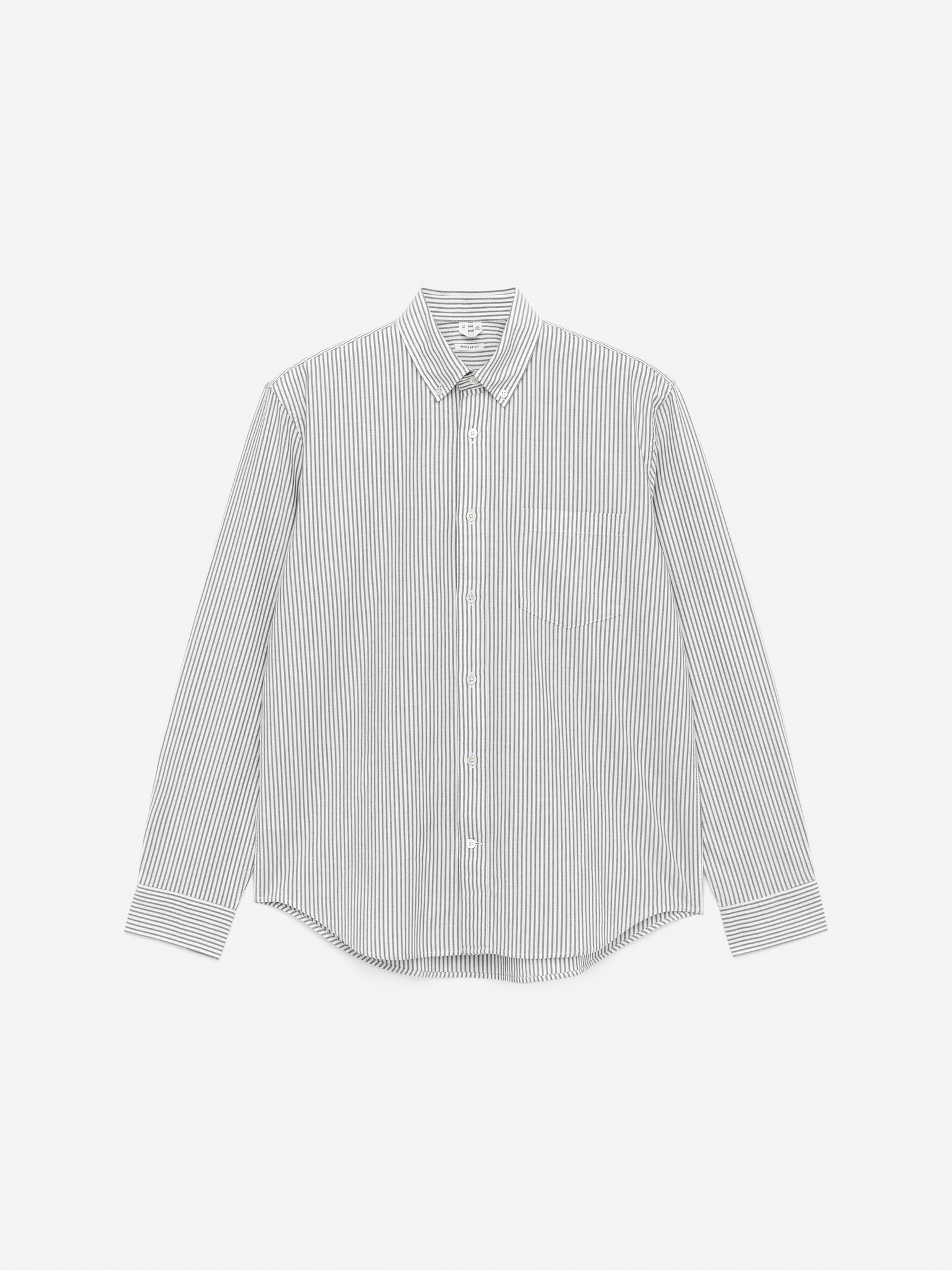 Chemise Oxford - Gris/Blanc/Bleu ciel/Gris clair/Blanc/Bleu/rayé/Taupe foncé/Bleu foncé/Blanc cassé/vert/Vert foncé - 2