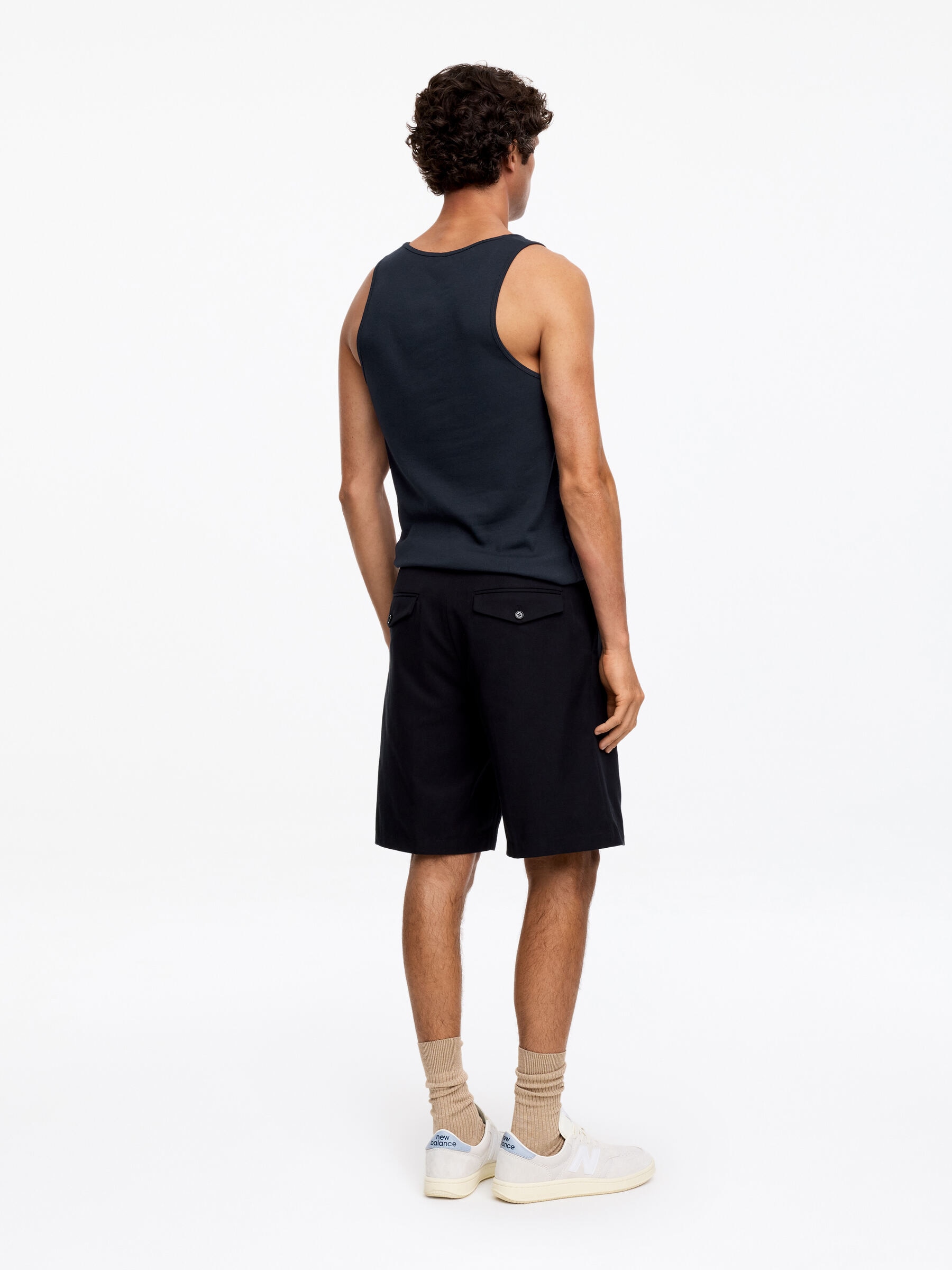 Geripptes Tanktop - Dunkelblau - Regular Fit - Men - StillMedia/Lookbook - 5