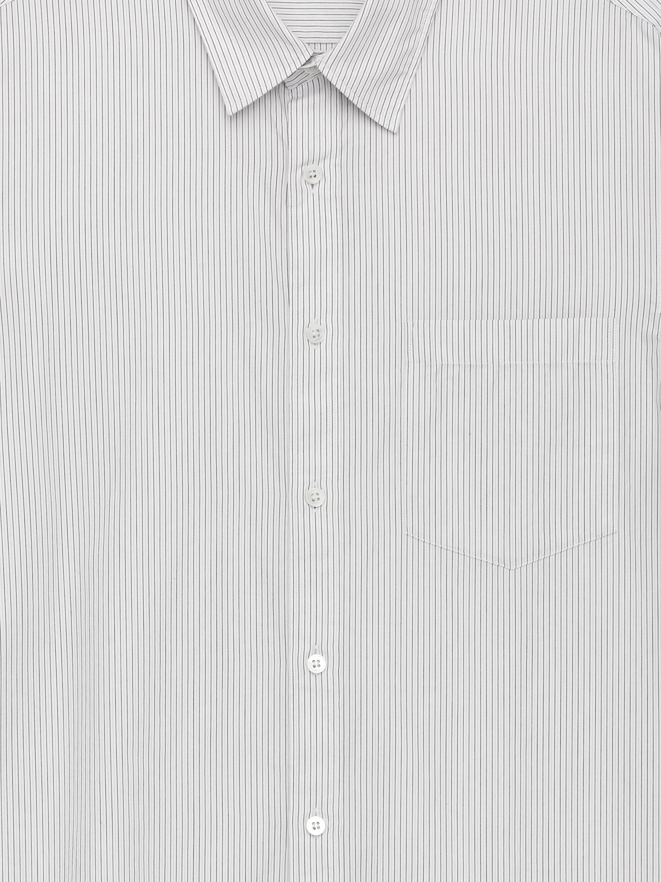 Poplin Shirt - Blue/White/Black - Regular fit - Men - StillMedia/DescriptiveDetail - 1