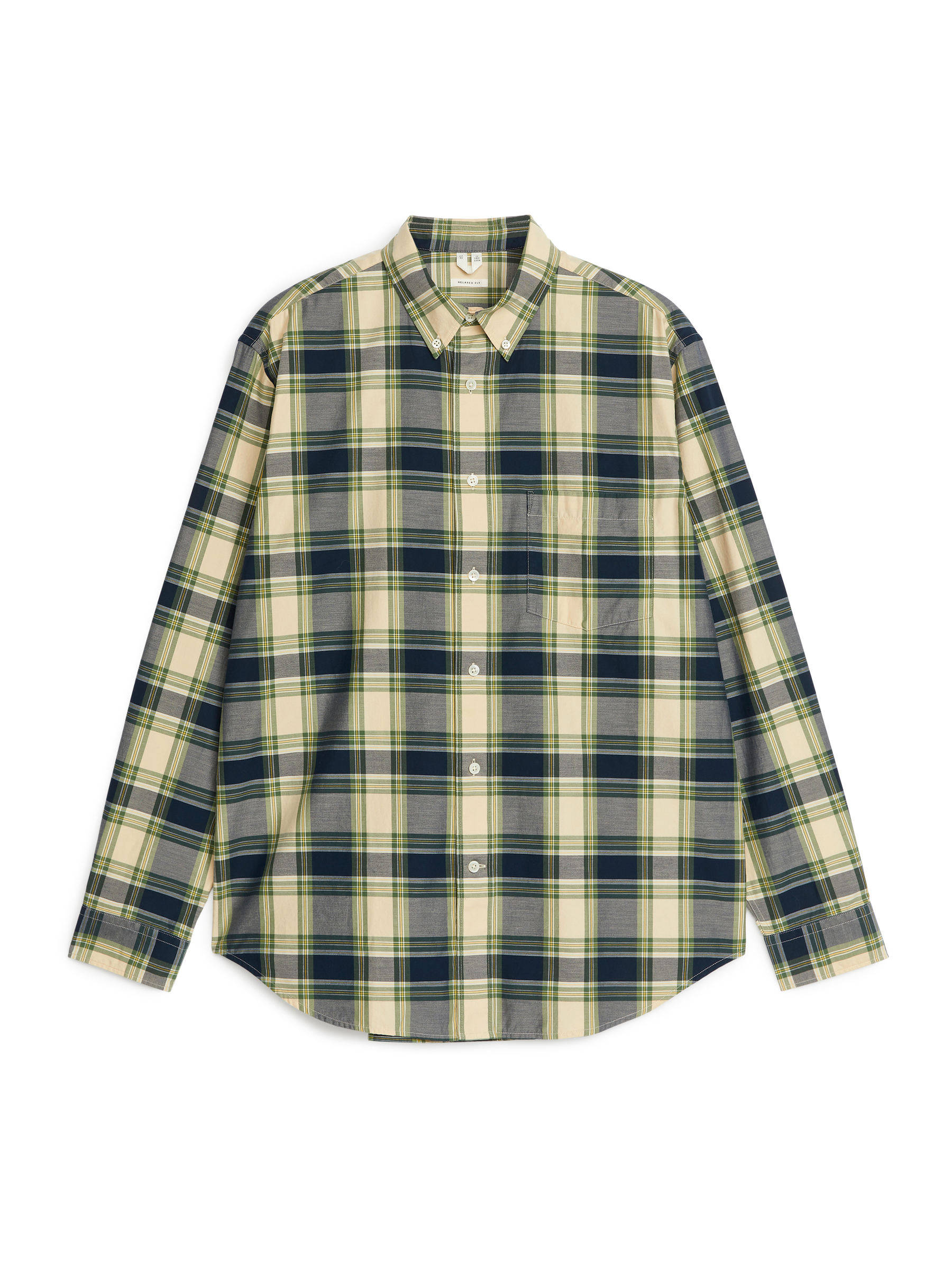 Camisa de sarga informal-#D1C9B3-8330