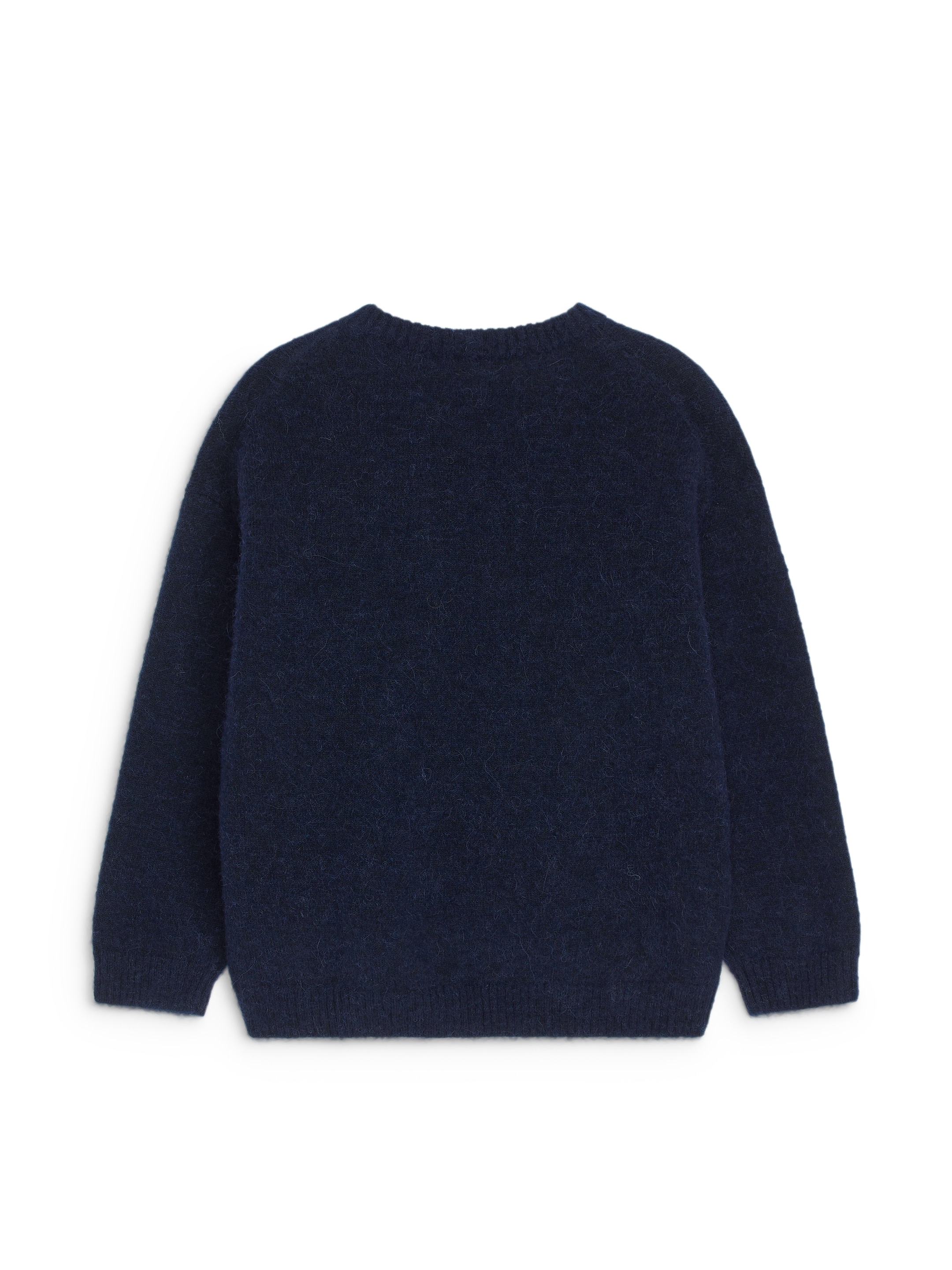 Pull en laine et alpaga - Bleu foncé - Relaxed fit - Enfant - StillMedia/DescriptiveStillLife - 3