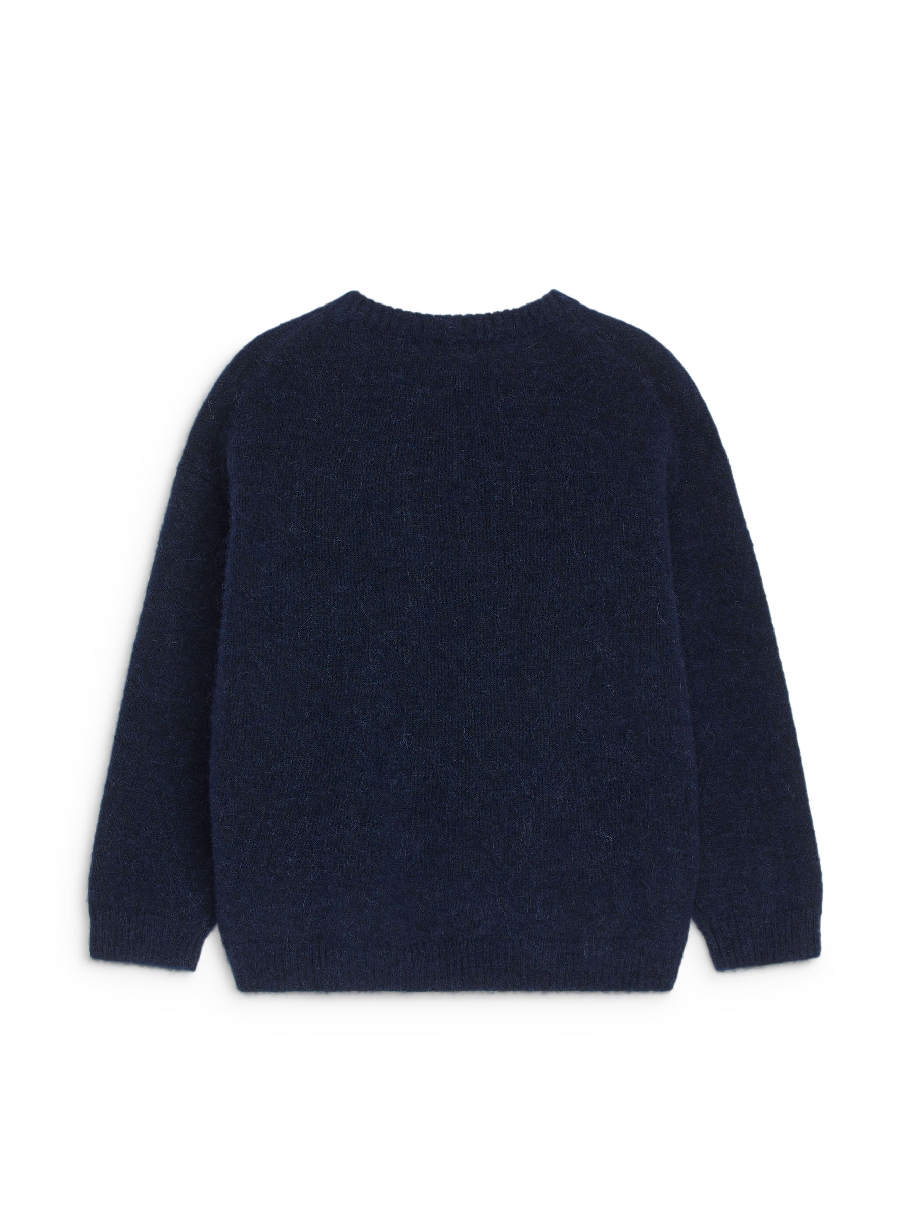 Jersey en mezcla de lana y alpaca - Azul oscuro - Corte relajado - Children - StillMedia/DescriptiveStillLife - 3