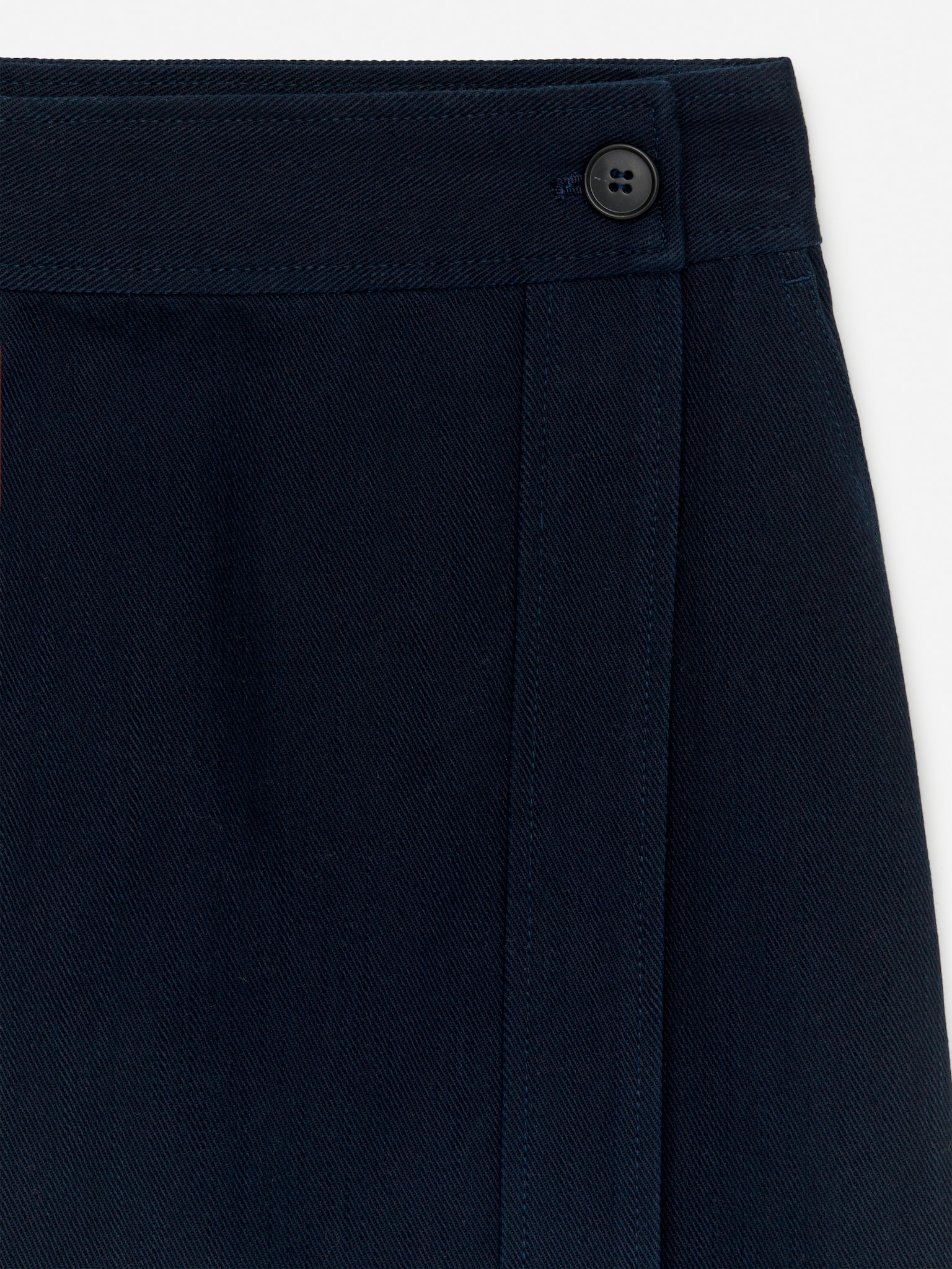 Katoenen wikkelrok - Donkerblauw - 4