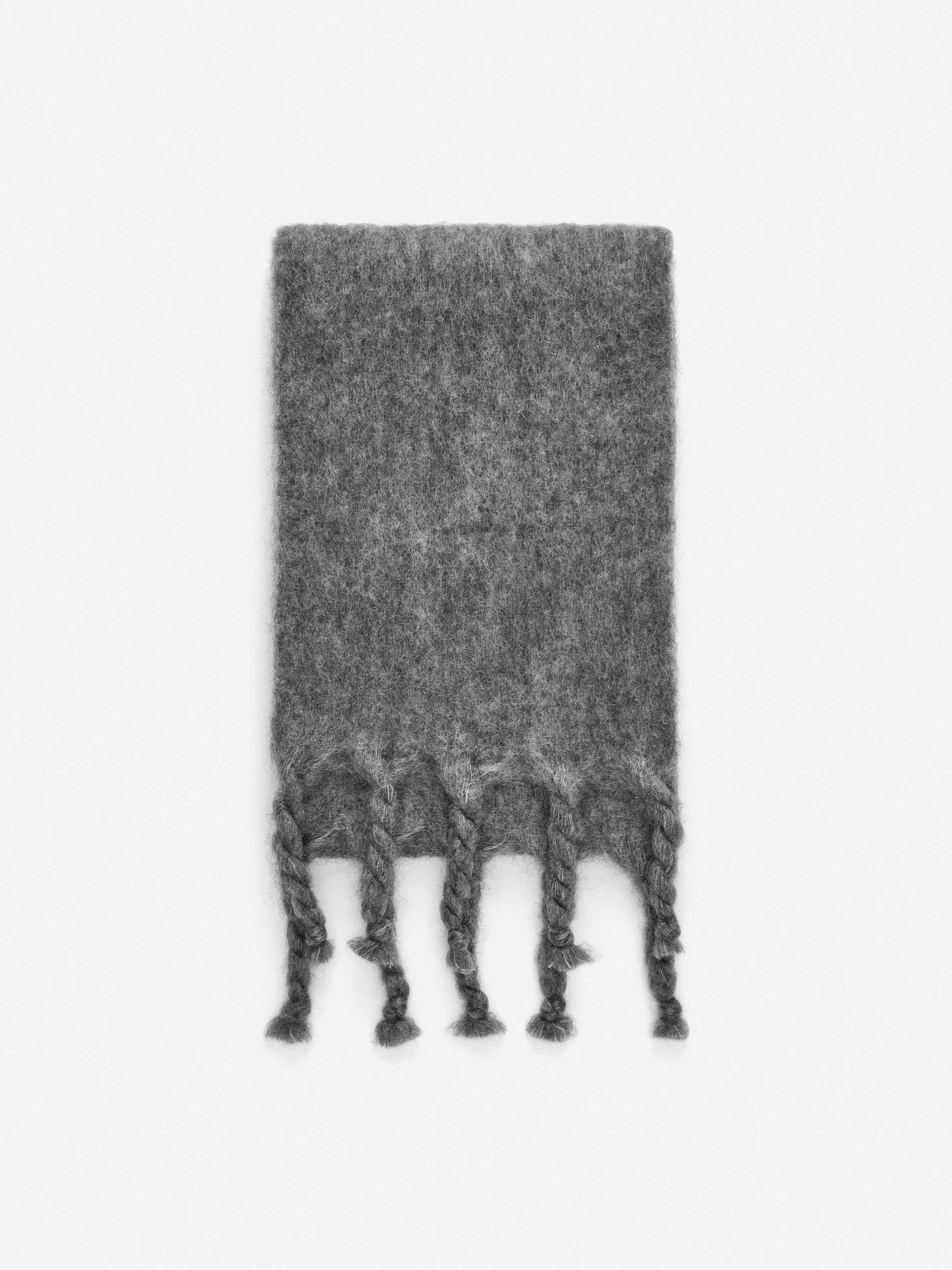 Visualizza immagine più grande: Sciarpa in misto mohair e lana - Grigio - DONNA | H&M IT 3