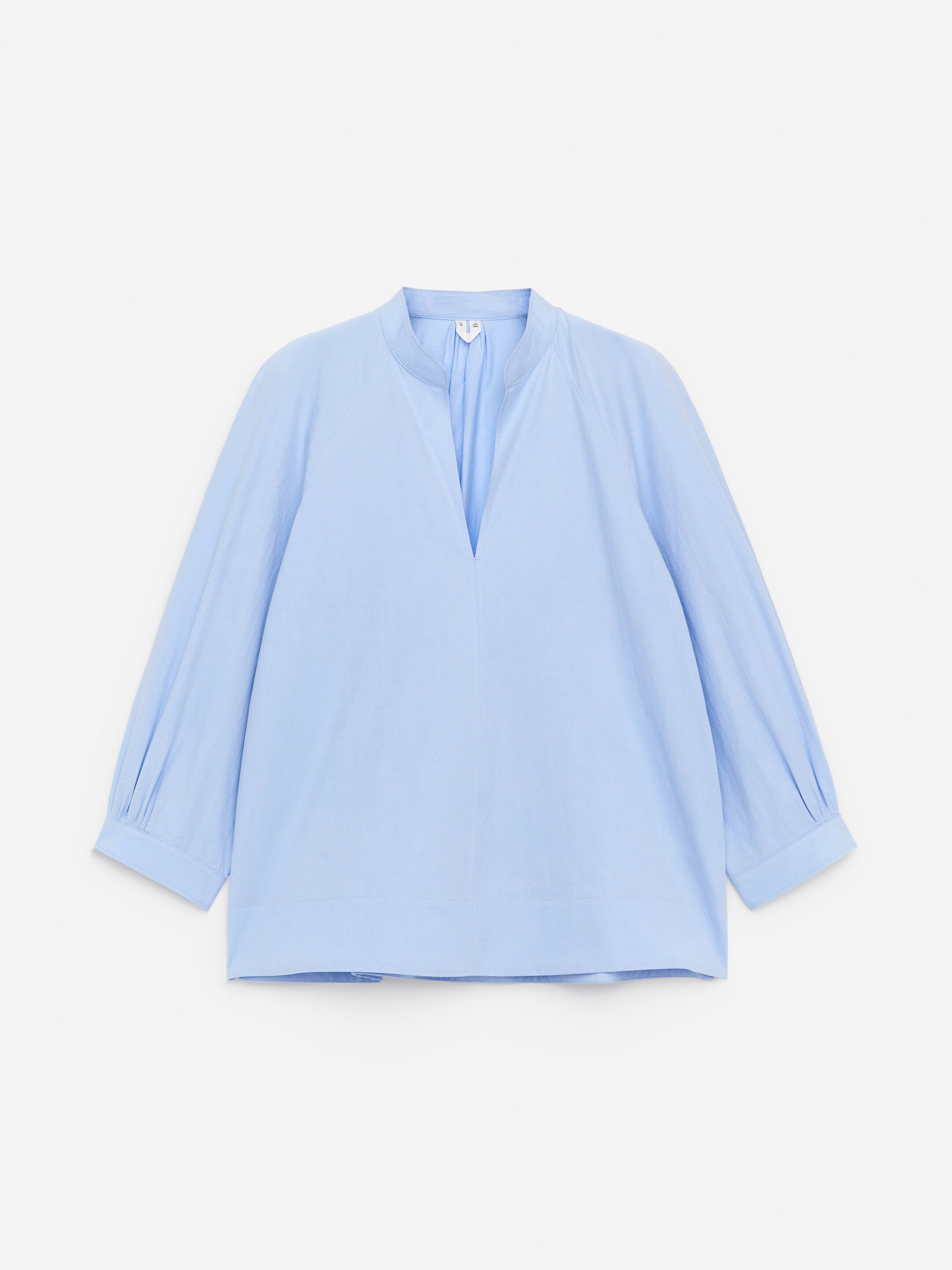 Visualizza immagine più grande: Blusa in cotone con scollo a V - Azzurro - DONNA | H&M IT 5