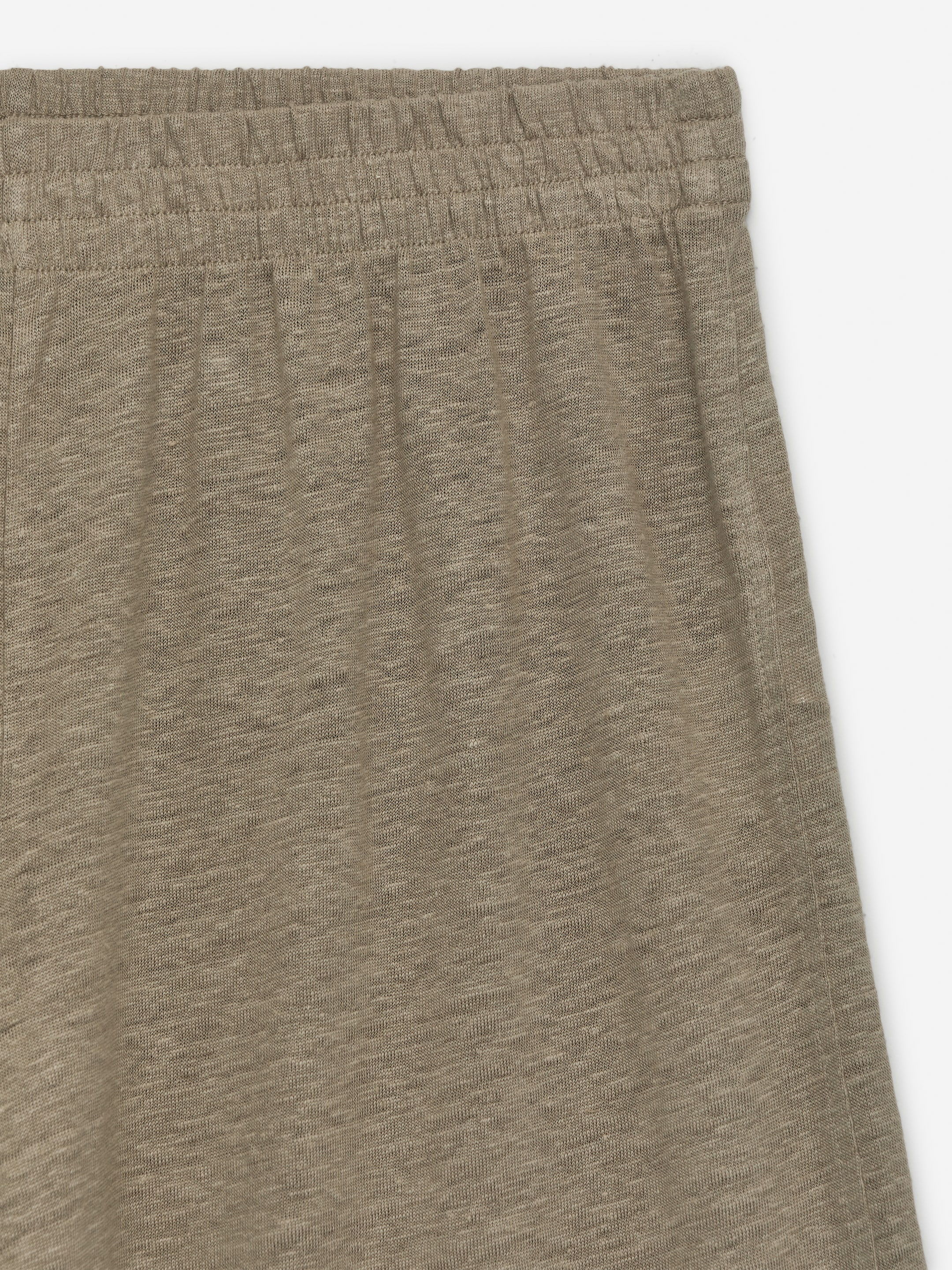 Fluid Linen Trousers - Khaki Green - Loose fit - Women - StillMedia/DescriptiveDetail - 2