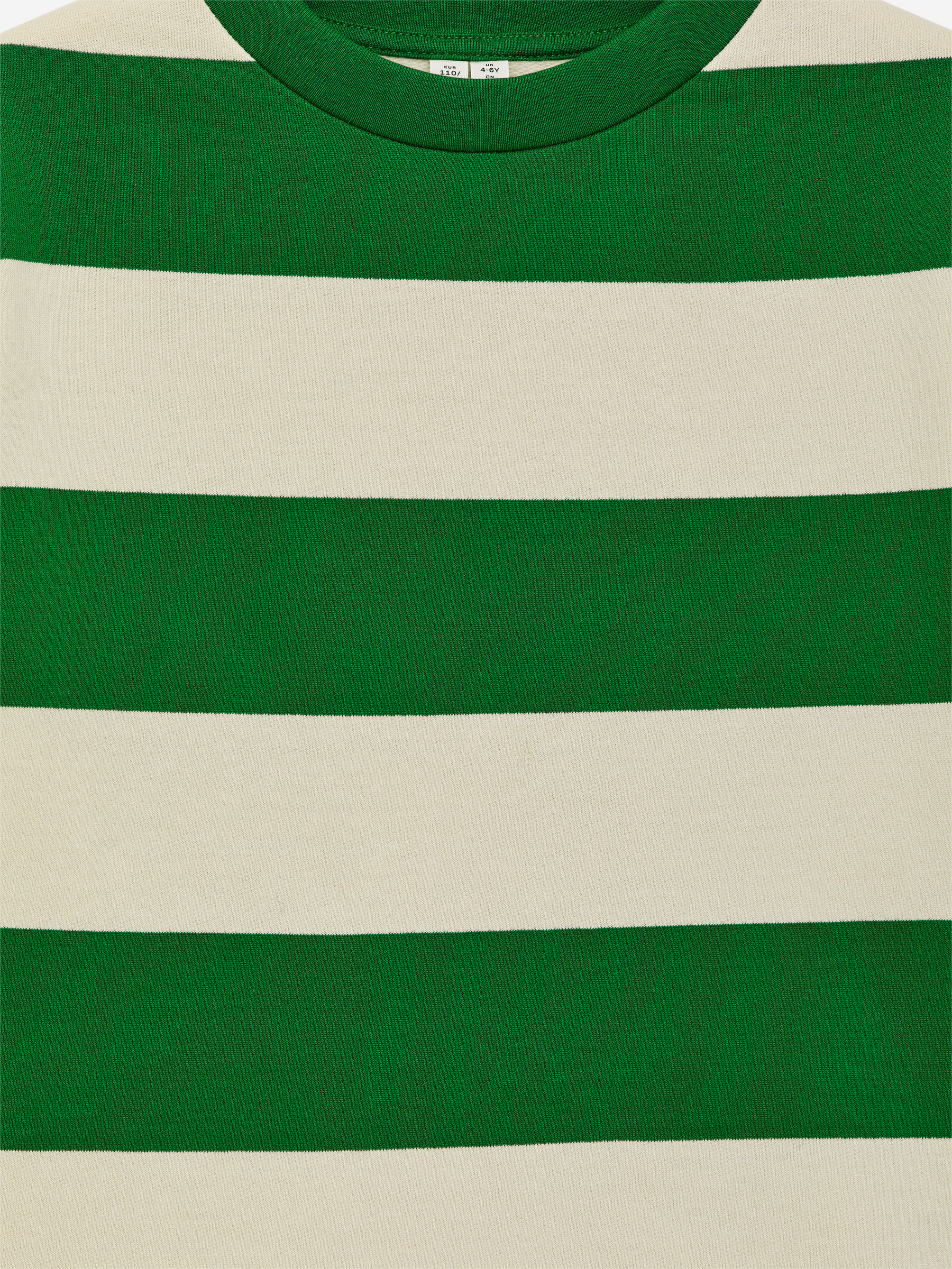 Terry Sweatshirt - Green/Off White - Regular fit - Children - StillMedia/DescriptiveDetail - 1