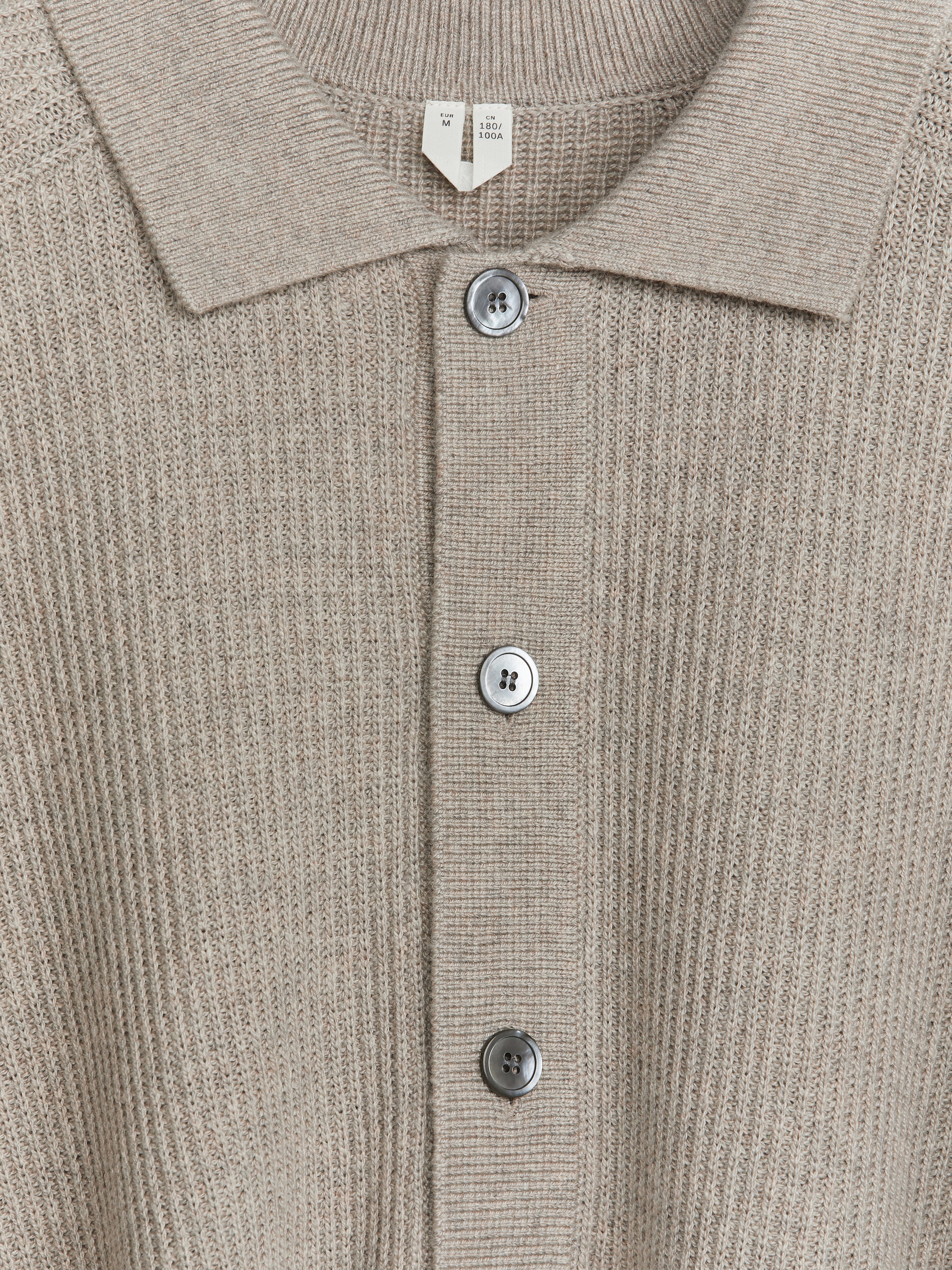 Strickjacke aus Wollmischung - Beige - Loose Fit - Herren - StillMedia/DescriptiveDetail - 2