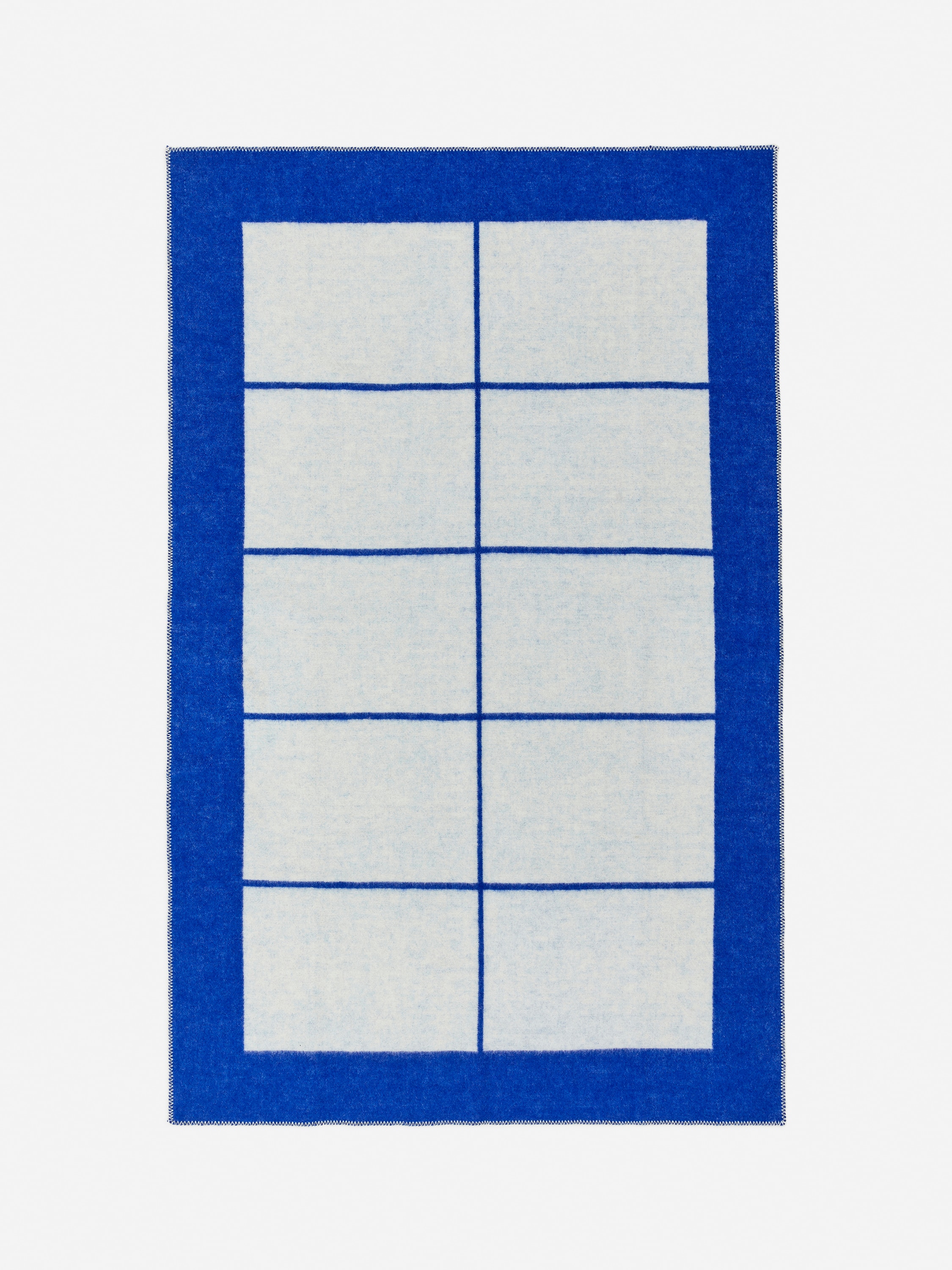 Klippan Wool Blanket – Blue/Off White – Homeware – ARKET DK