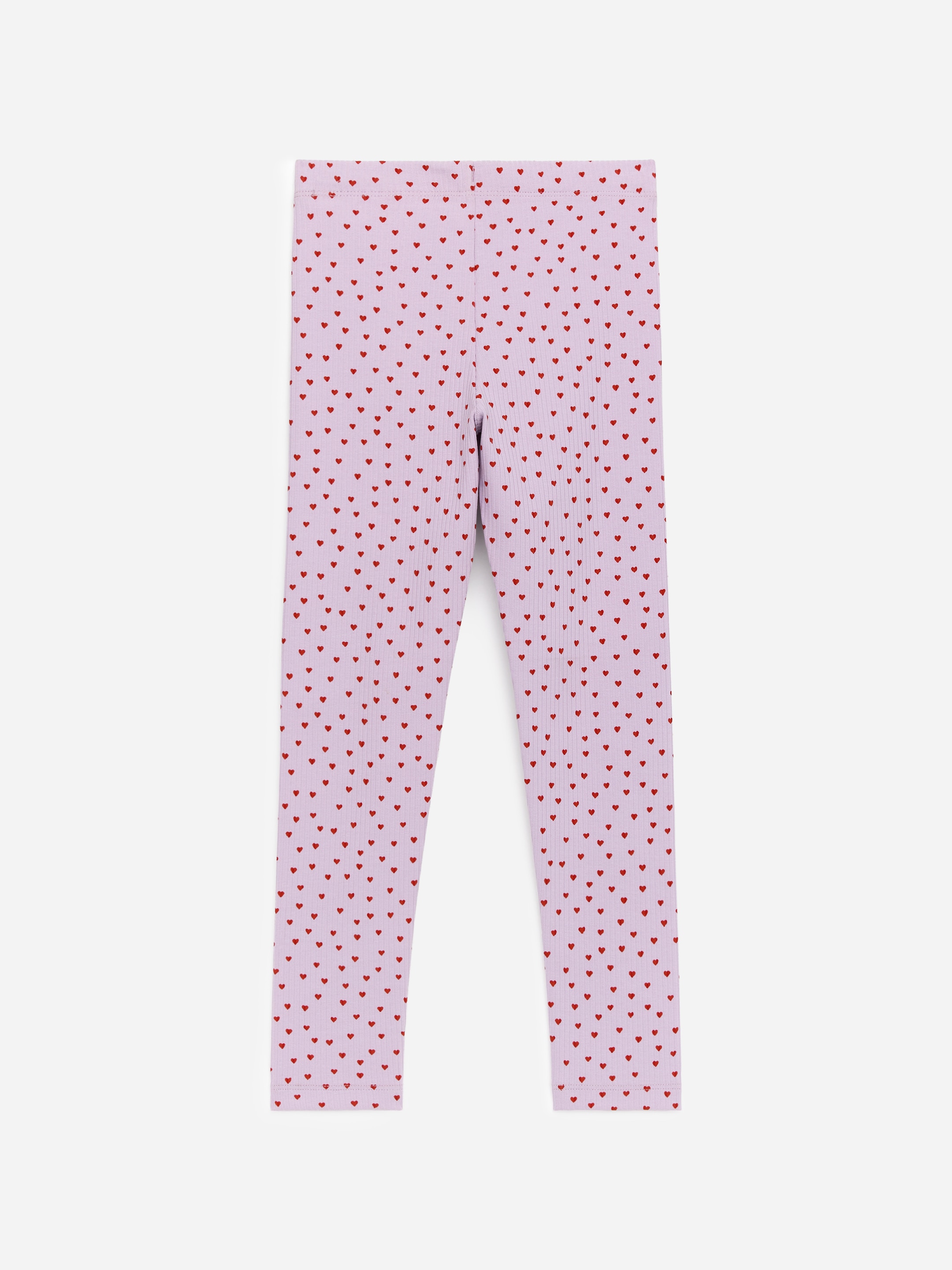 Leggings de canalé - Lila/Rojo - Corte ajustado - Children - StillMedia/DescriptiveStillLife - 1