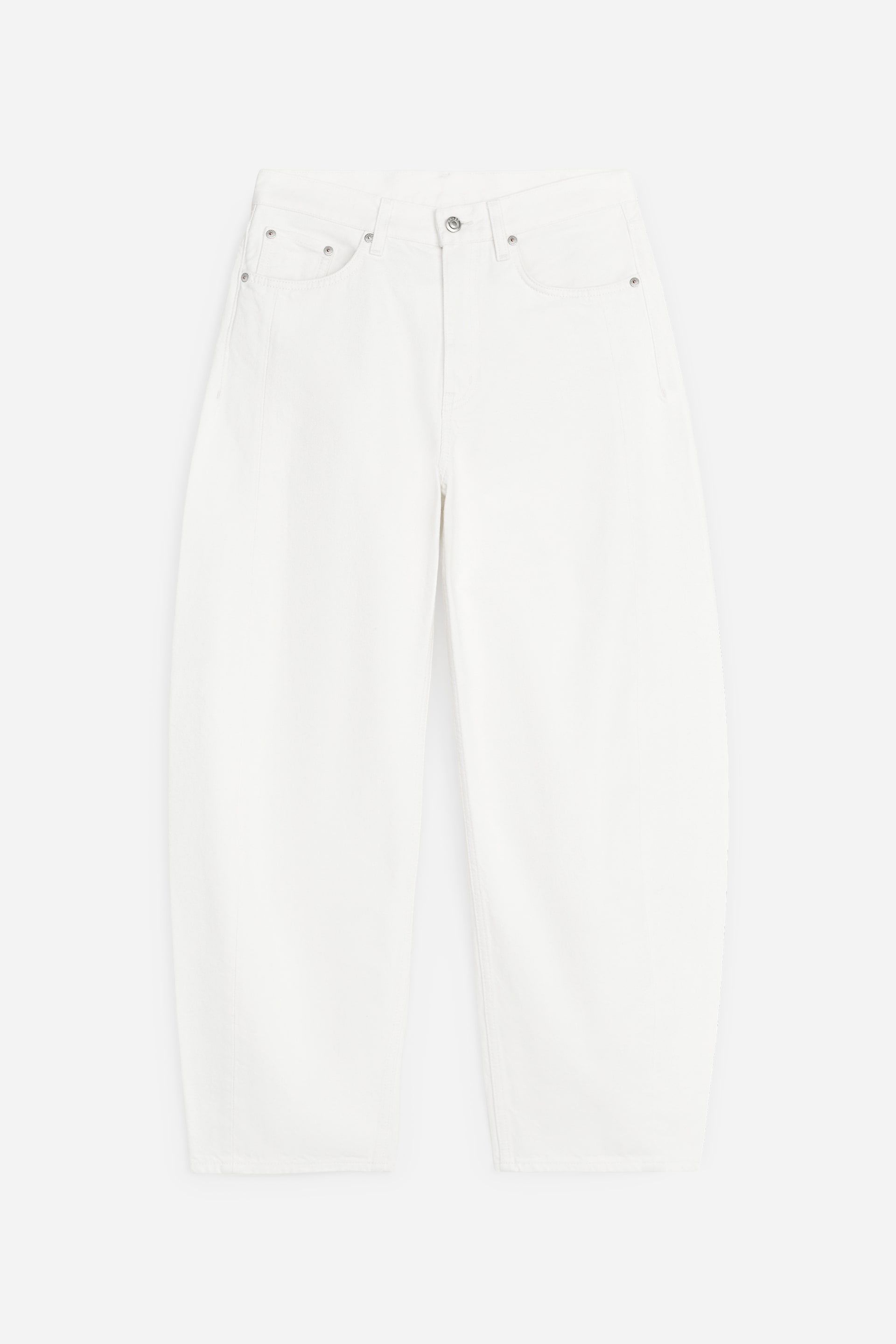 Zobrazit větší obrázek: BLOOM barrel džíny - Bílá - ŽENY | H&M CZ 1
