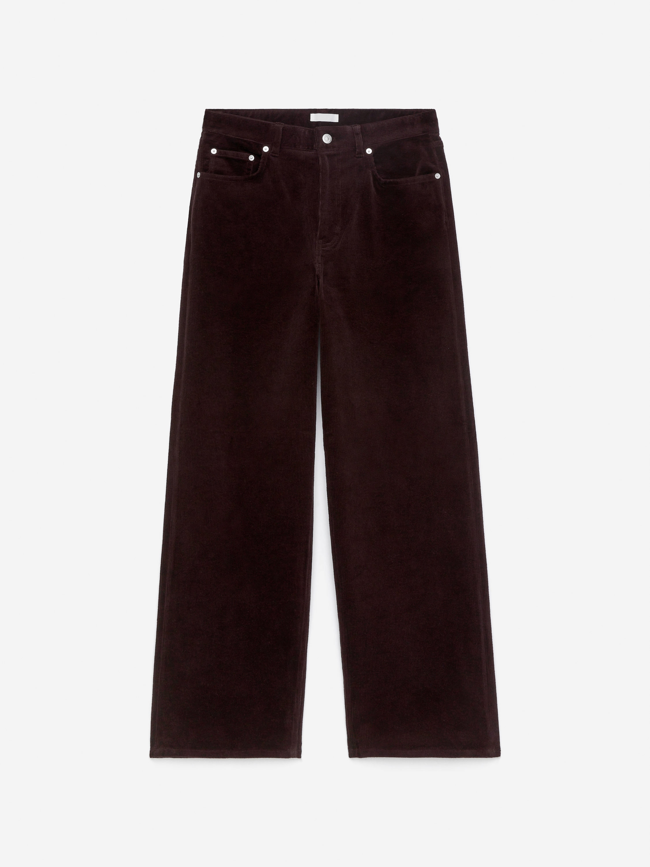 CORAL Corduroy Wide Jeans-#330F1A-16338