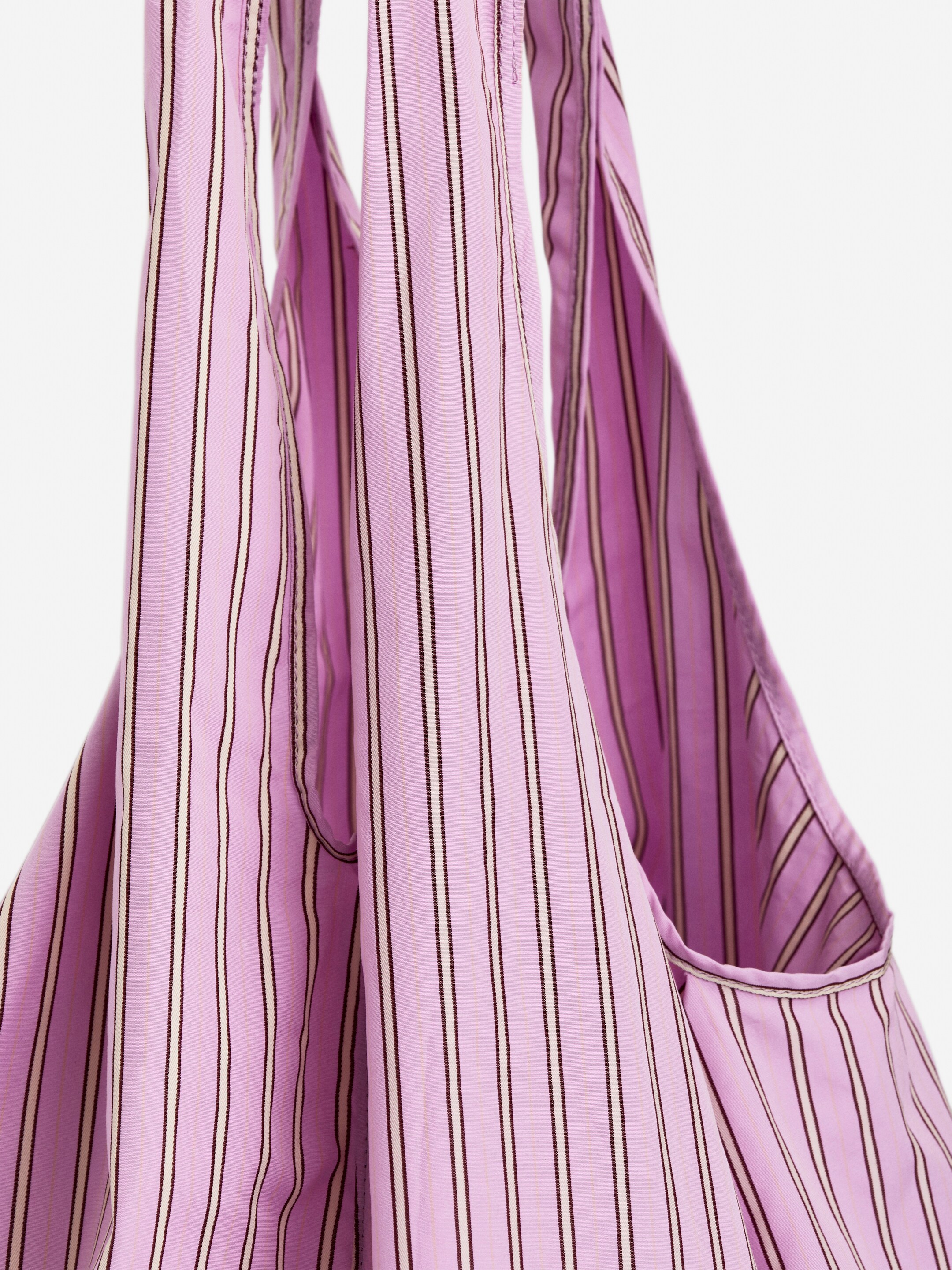 Προβολή μεγαλύτερης εικόνας: Τσάντα Tote με σχέδιο - Λιλά/Ριγέ - Ladies | H&M GR 2