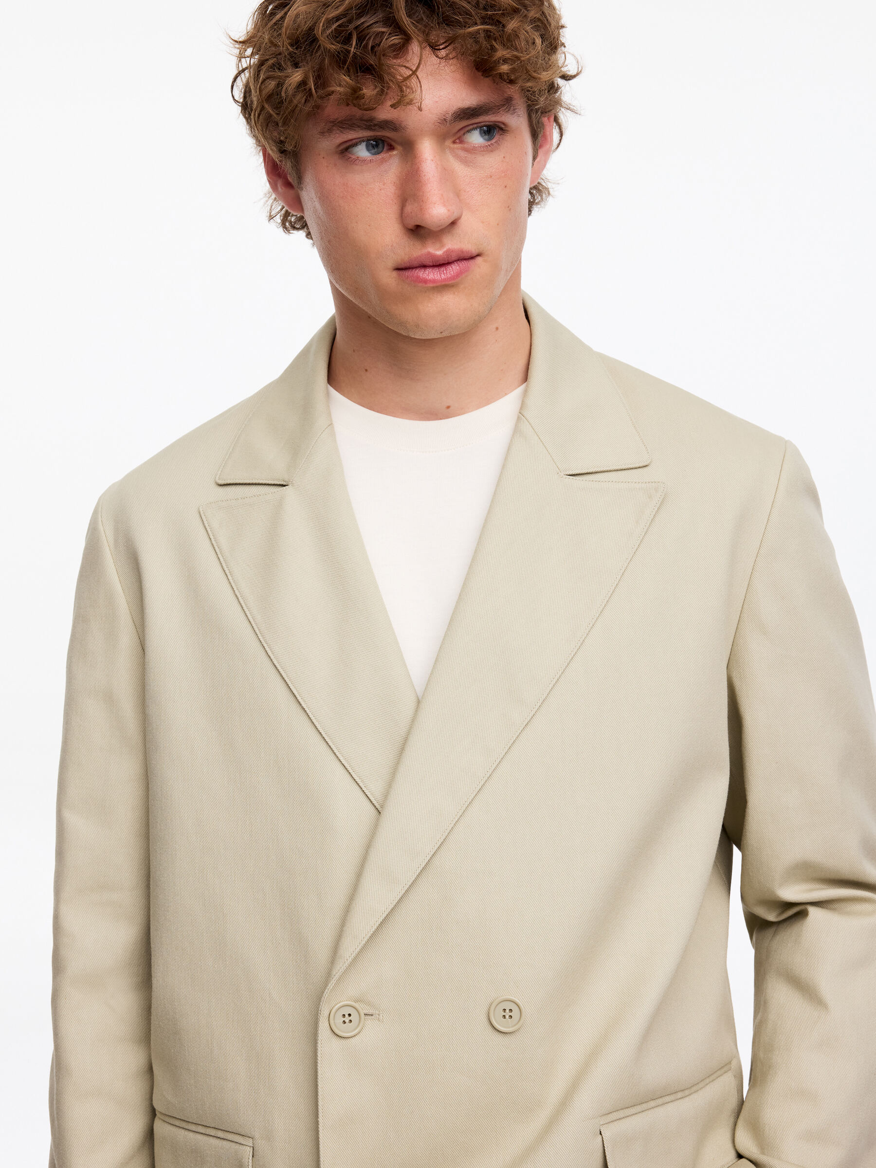 Double-Breasted Blazer - Light Mole - Relaxed fit - Men - StillMedia/Lookbook - 3