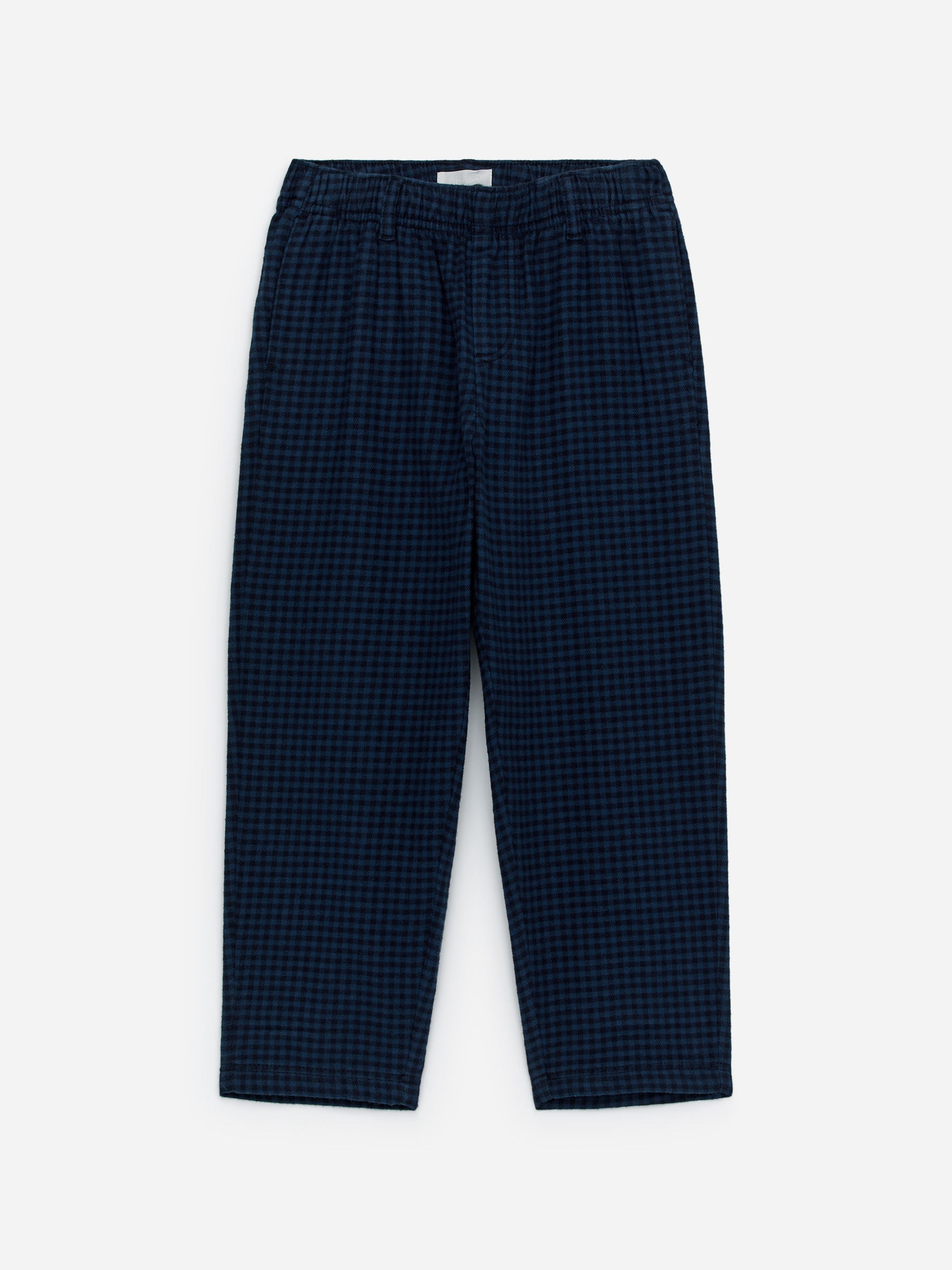 Pantalon décontracté en flanelle-#0A041F-17659