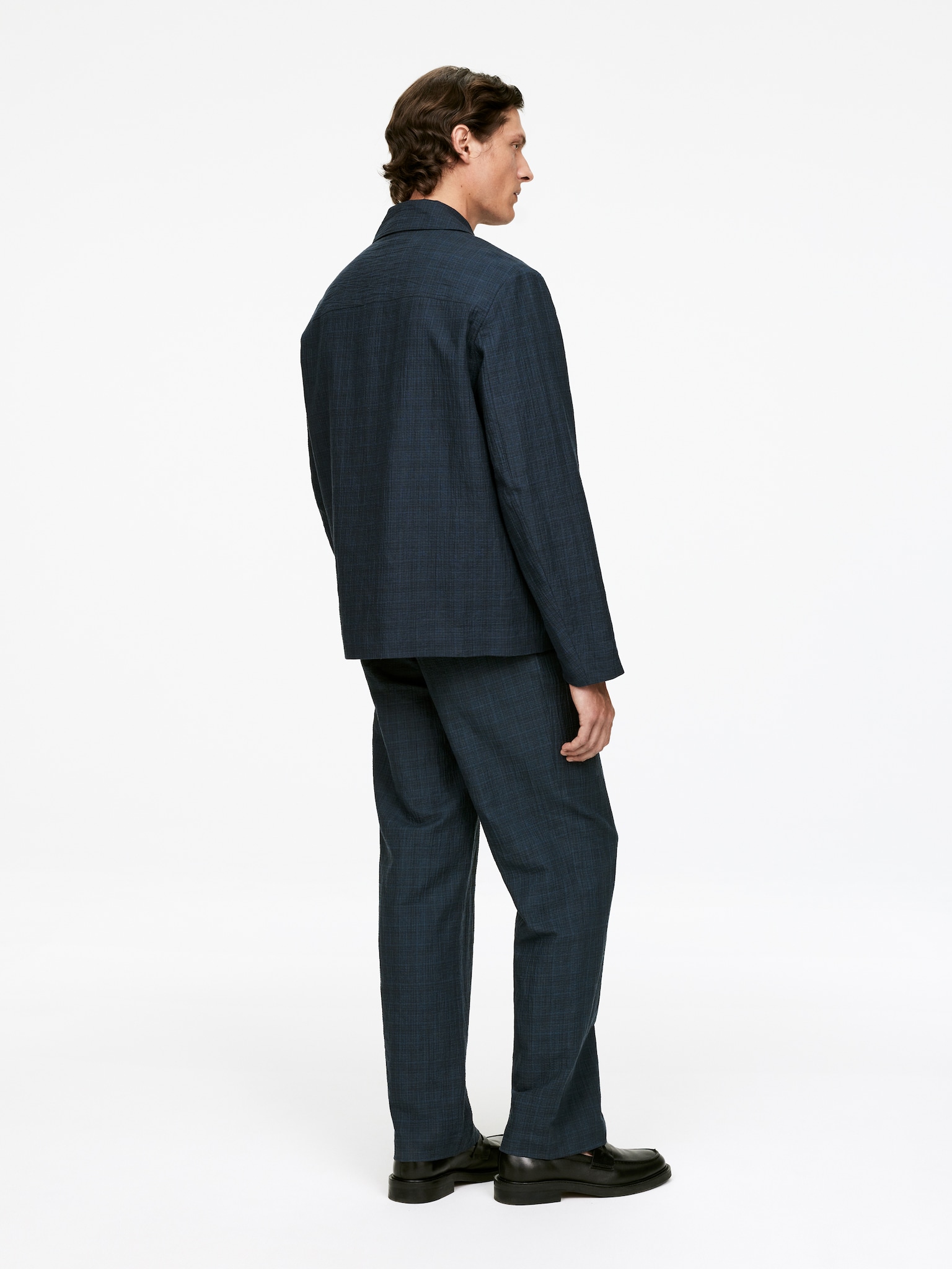 Chaqueta de sirsaca - Azul oscuro - 3