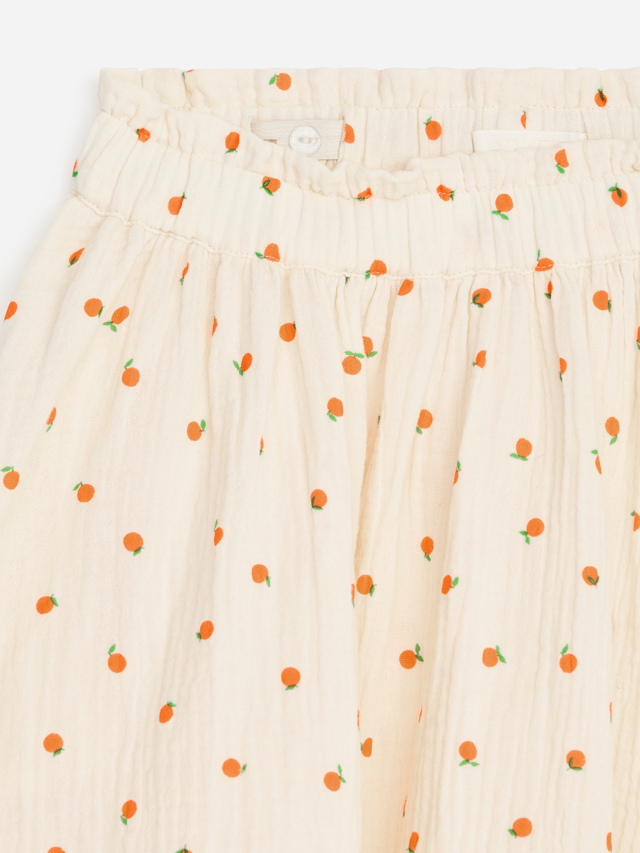 Rock aus Baumwollmusselin - Cremeweiß/Orange - Regular Fit - Children - StillMedia/DescriptiveDetail - 3