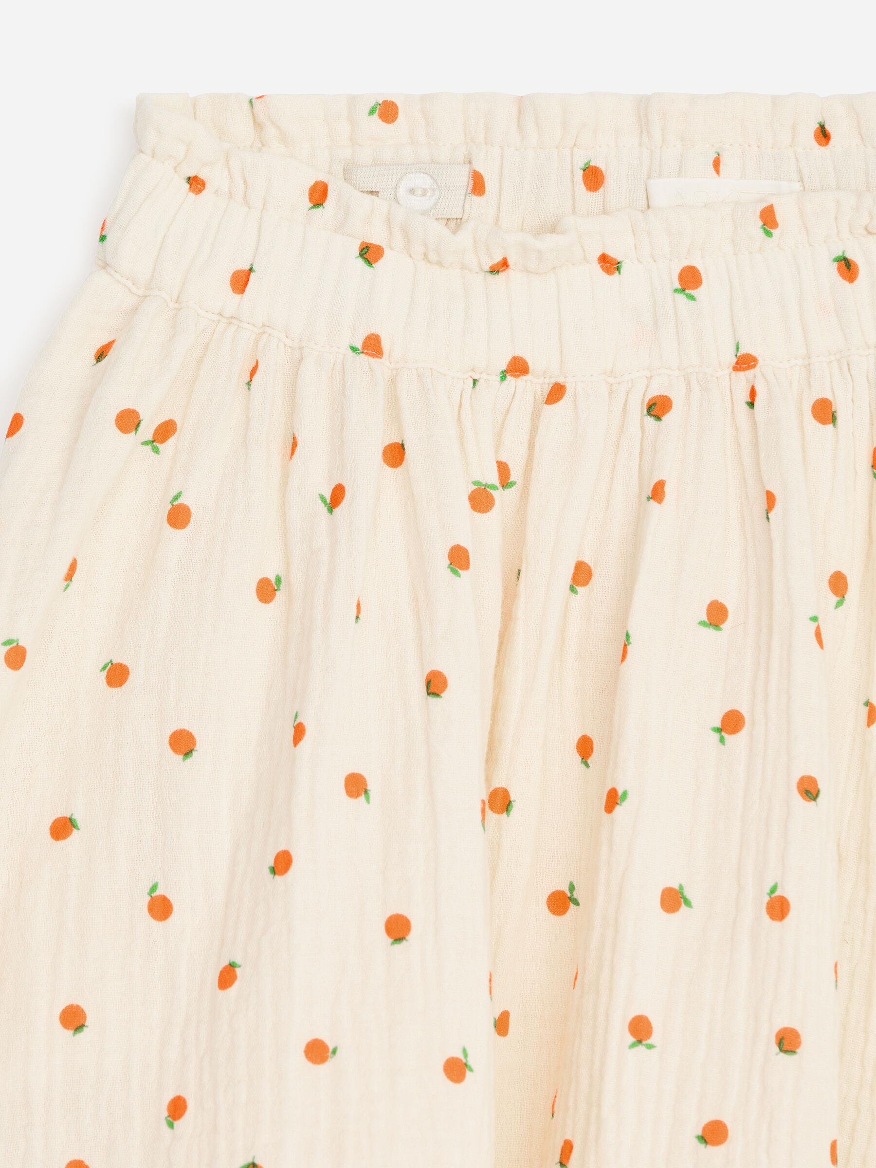 Cotton Muslin Skirt - Off White/Oranges - Regular fit - Children - StillMedia/DescriptiveDetail - 3