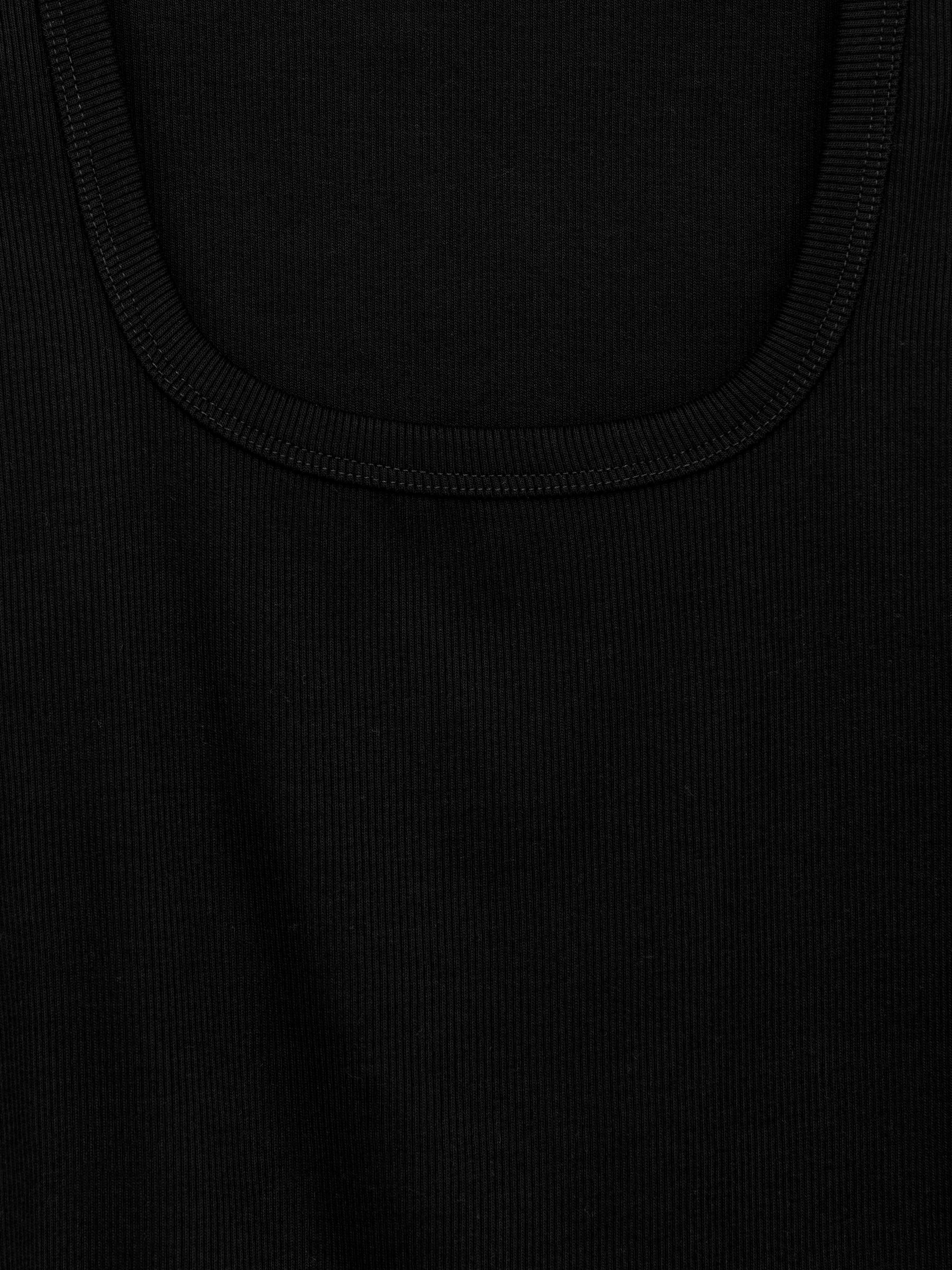 Ribbed Tank Top - Black - Slim fit - Women - StillMedia/DescriptiveDetail - 2
