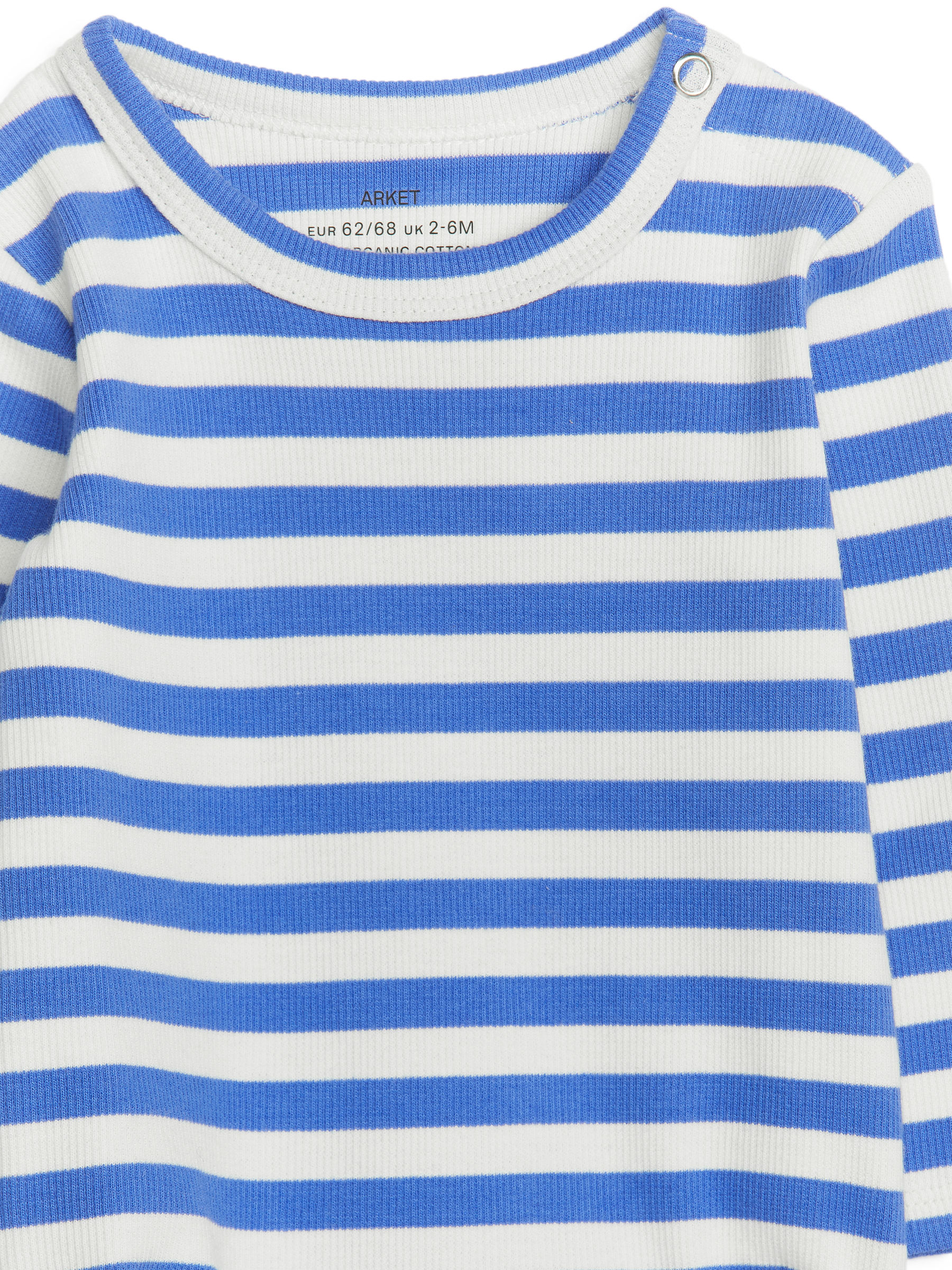 Gerippter Langarmbody - Weiß/Blau - Kinder - StillMedia/DescriptiveDetail - 3