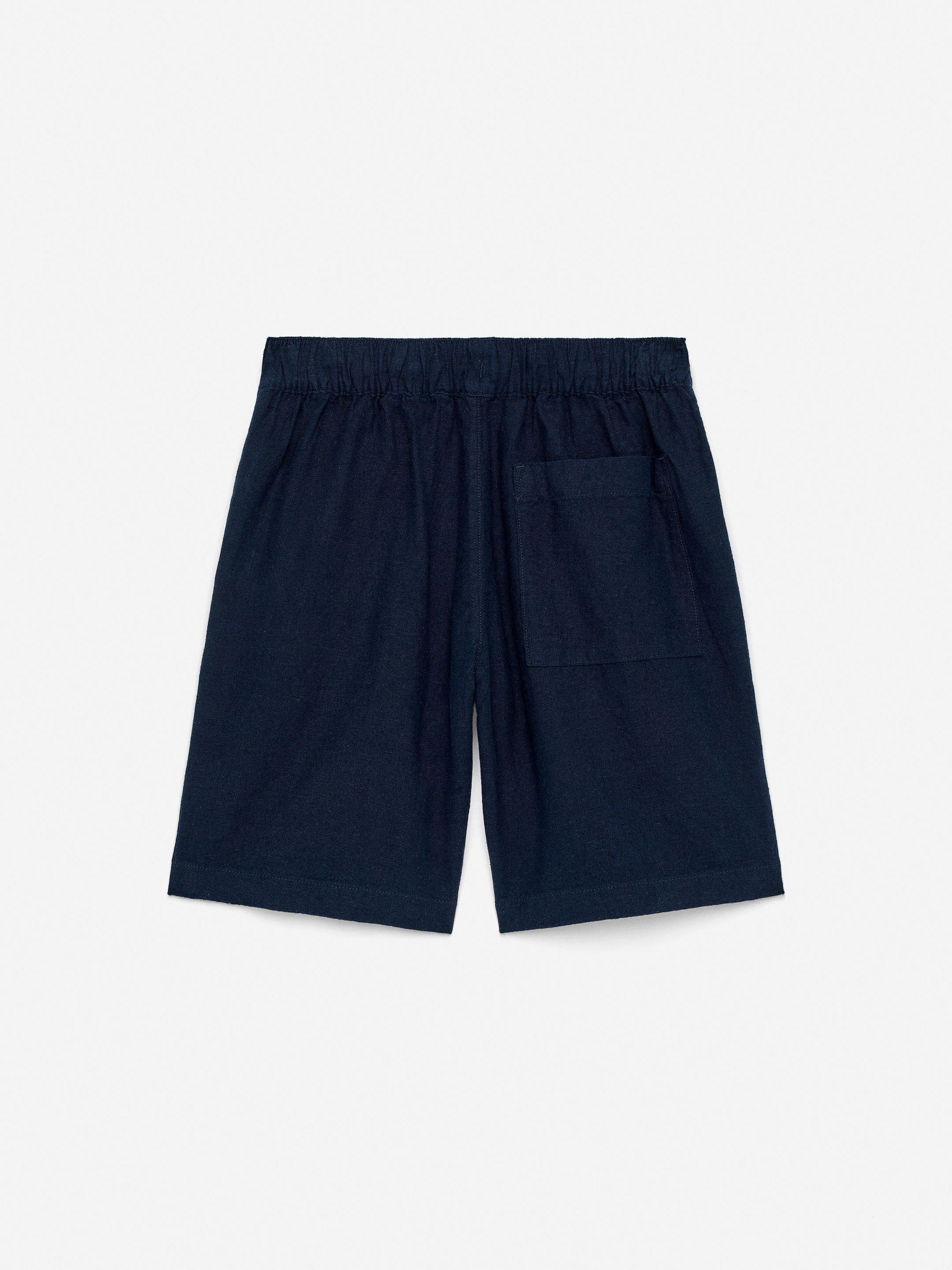Linen Shorts - Dark Blue - Regular fit - children - StillMedia/DescriptiveStillLife - 1