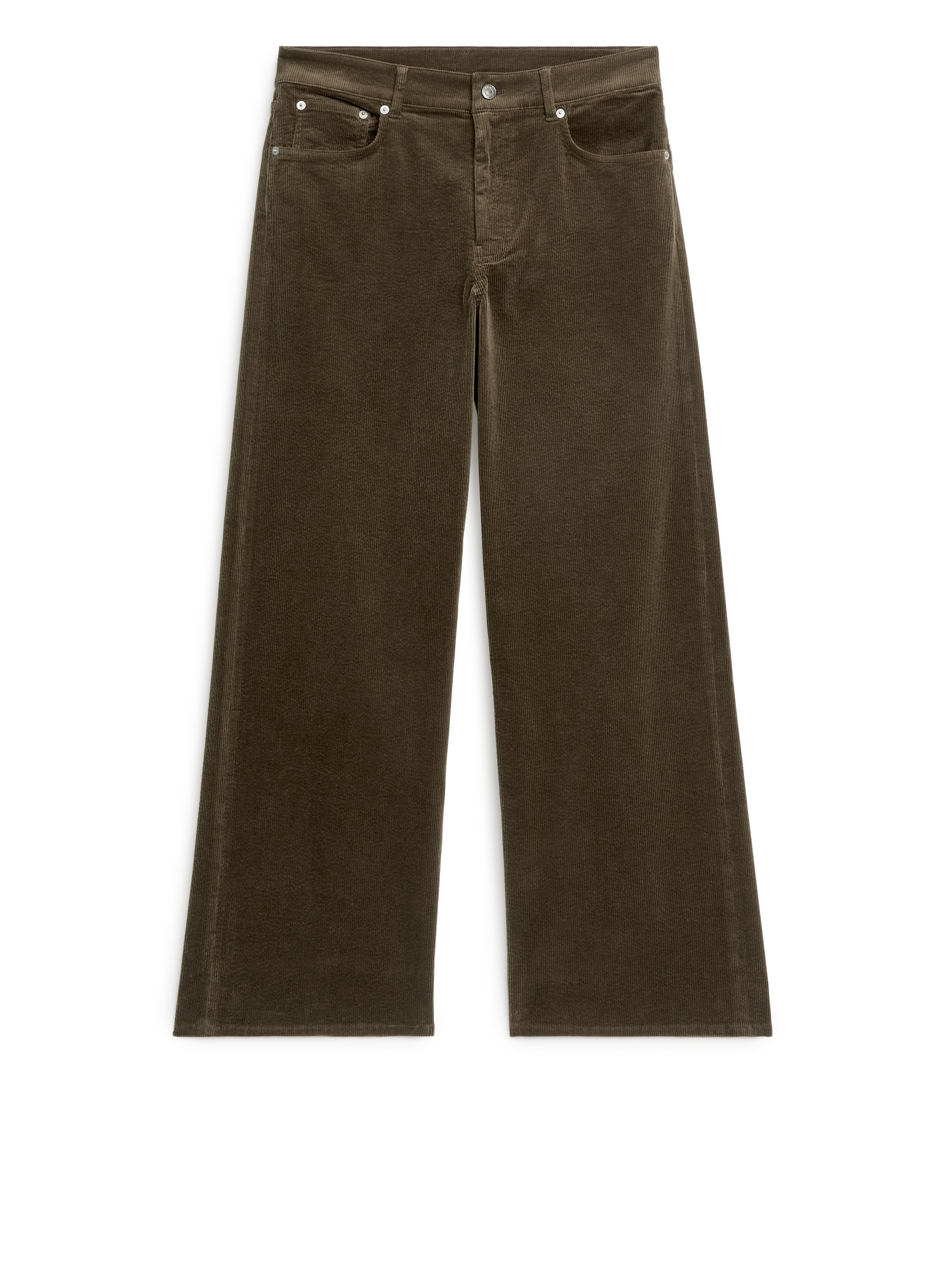CLOUD Loose Cordhose mit weitem Bein - Khaki - Loose Fit - Damen - StillMedia/DescriptiveStillLife - 2
