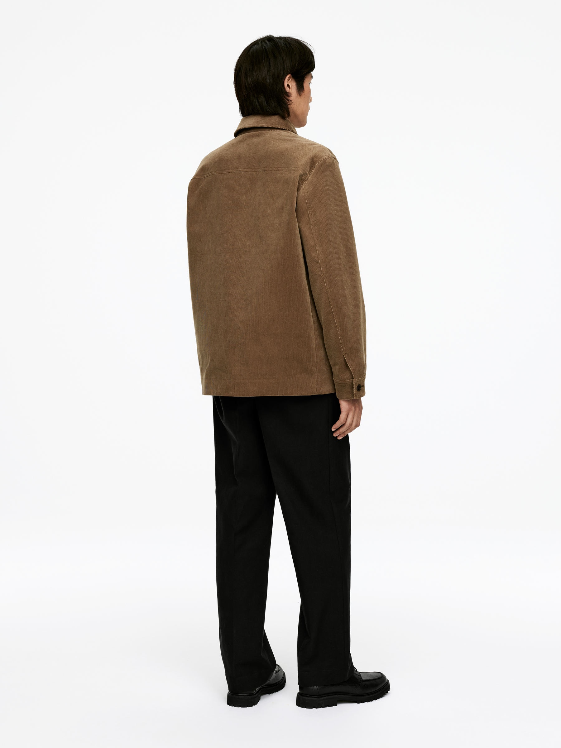 Corduroy Utility Jacket - Dark Beige - Loose fit - Men - StillMedia/Lookbook - 5