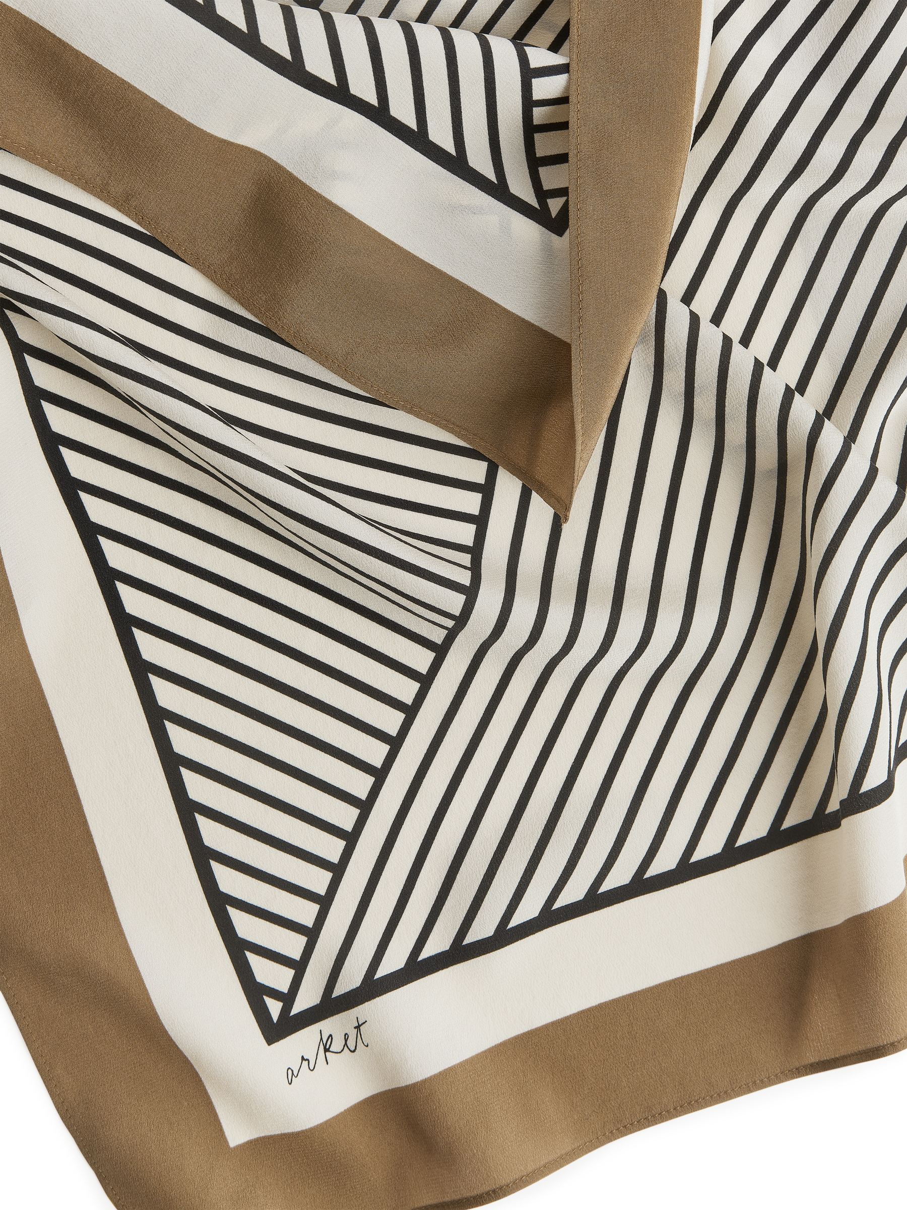 Silk Scarf - Beige/Brown - Women - StillMedia/DescriptiveDetail - 3