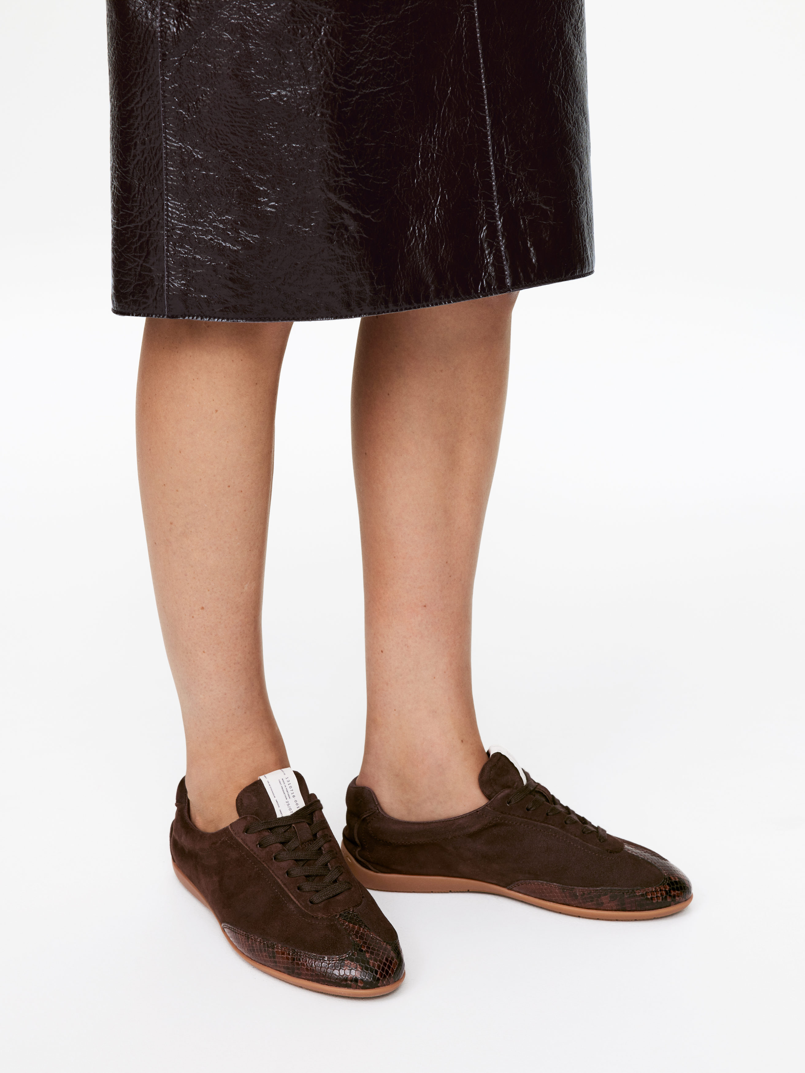 Suede Trainers - Dark Brown - Women - StillMedia/Lookbook - 9