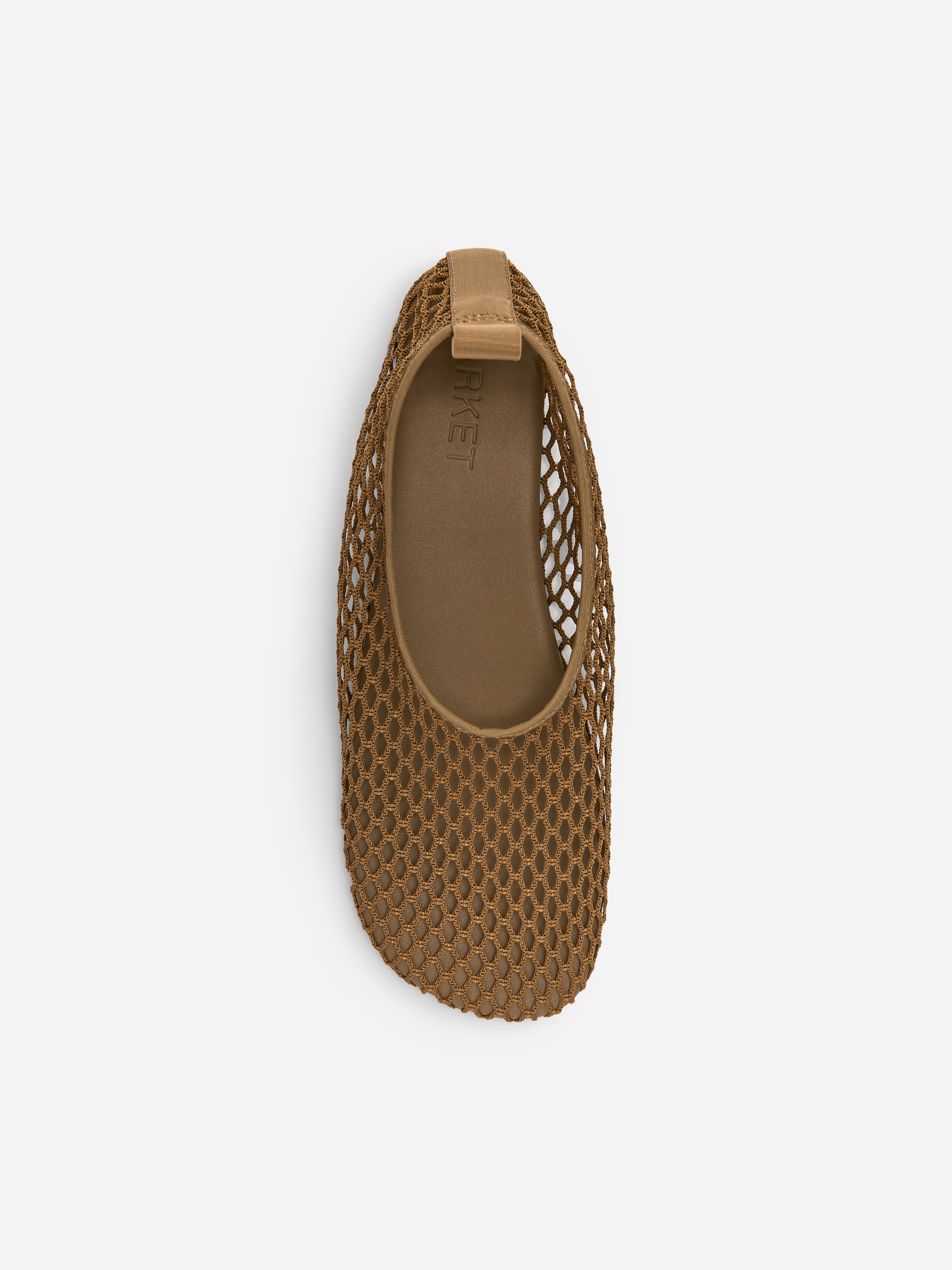 Mesh Ballerina Flats - Dark Beige - Women - StillMedia/DescriptiveStillLife - 5