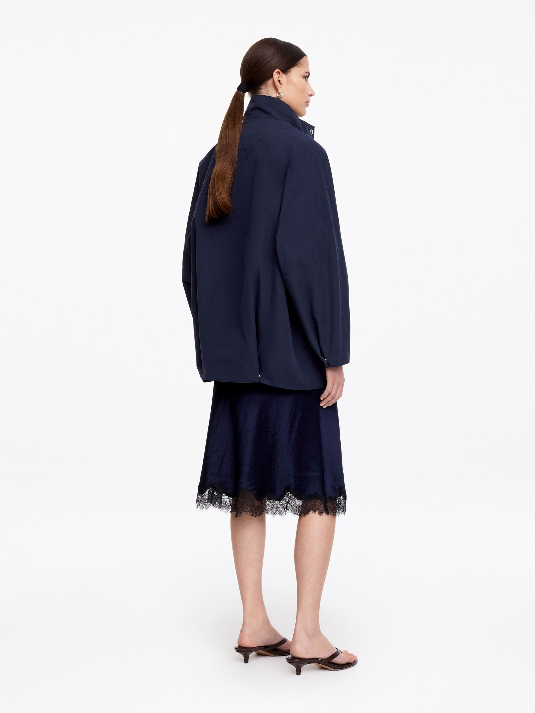 Shell-Jacke mit Oversize-Passform - Dunkelblau - Oversize - Women - StillMedia/Lookbook - 3