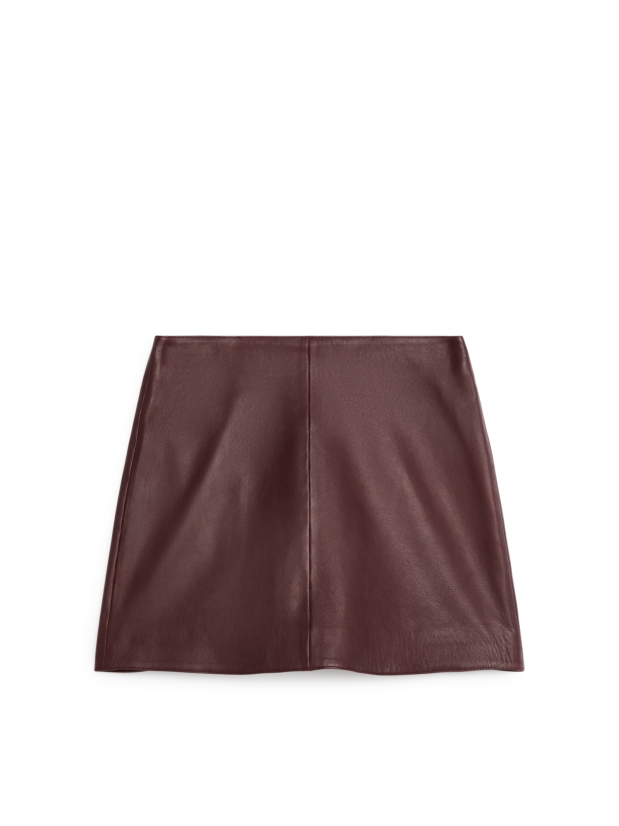 Minirock aus Leder - Dunkelrot - Regular Fit - women - StillMedia/DescriptiveStillLife - 2