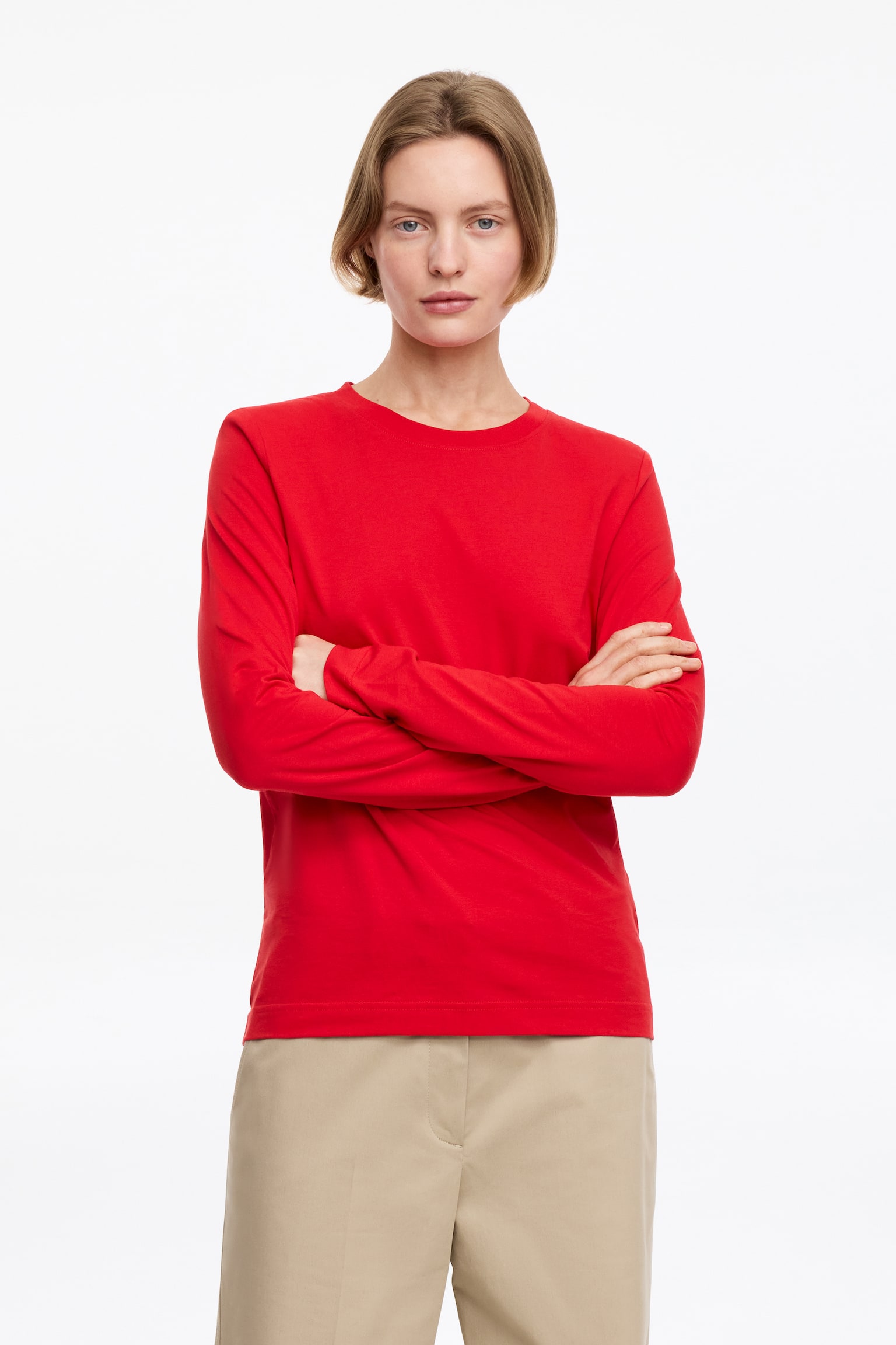 Signature Long-Sleeve T-Shirt - Red/Grey/Black/White/Brown/White/Green - 1