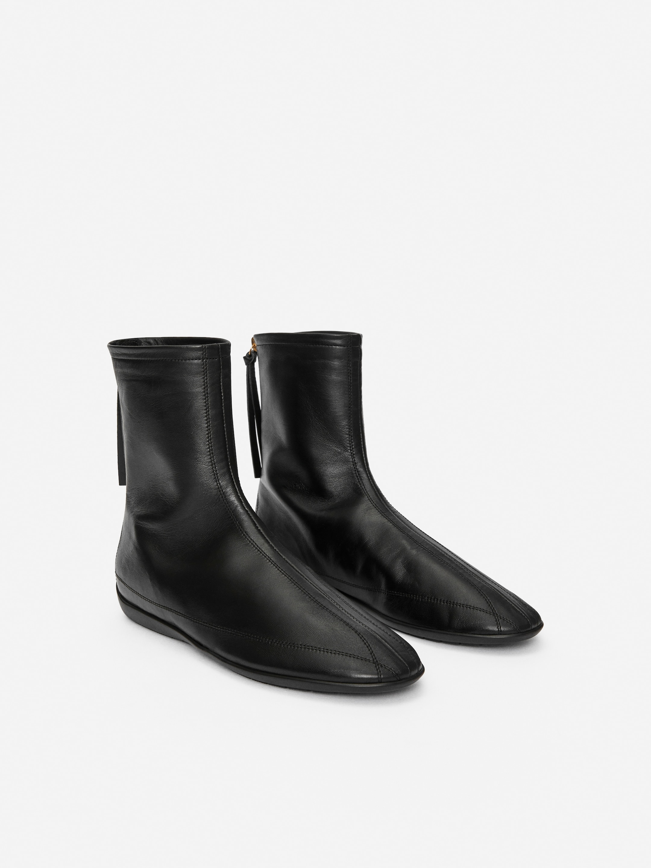 Stiefelette aus Leder - Schwarz - Damen - StillMedia/DescriptiveStillLife - 4