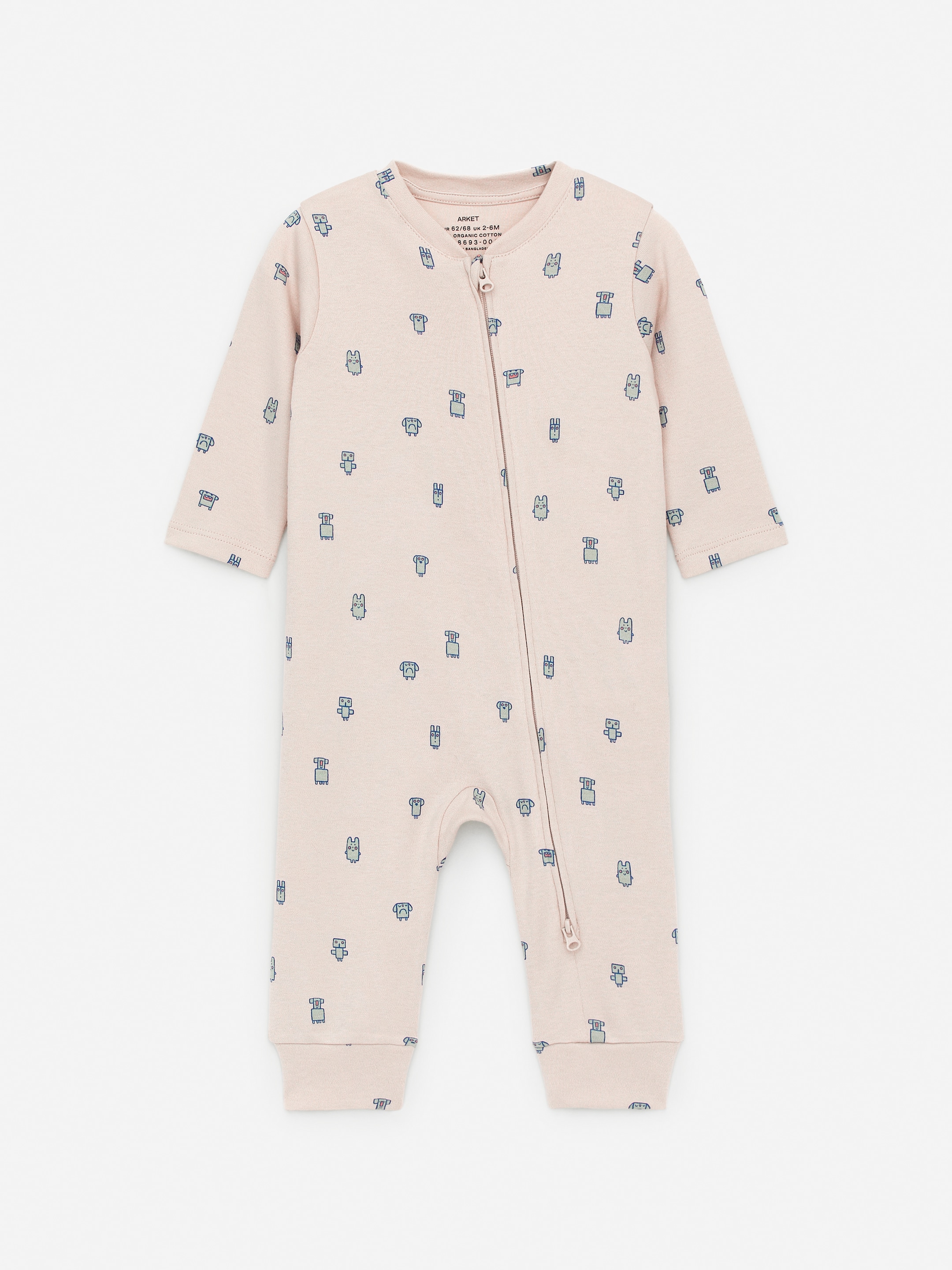 Ingrandisci l'immagine: All-In-One Pyjama - Beige/Monsters - BAMBINO | H&M CH 1