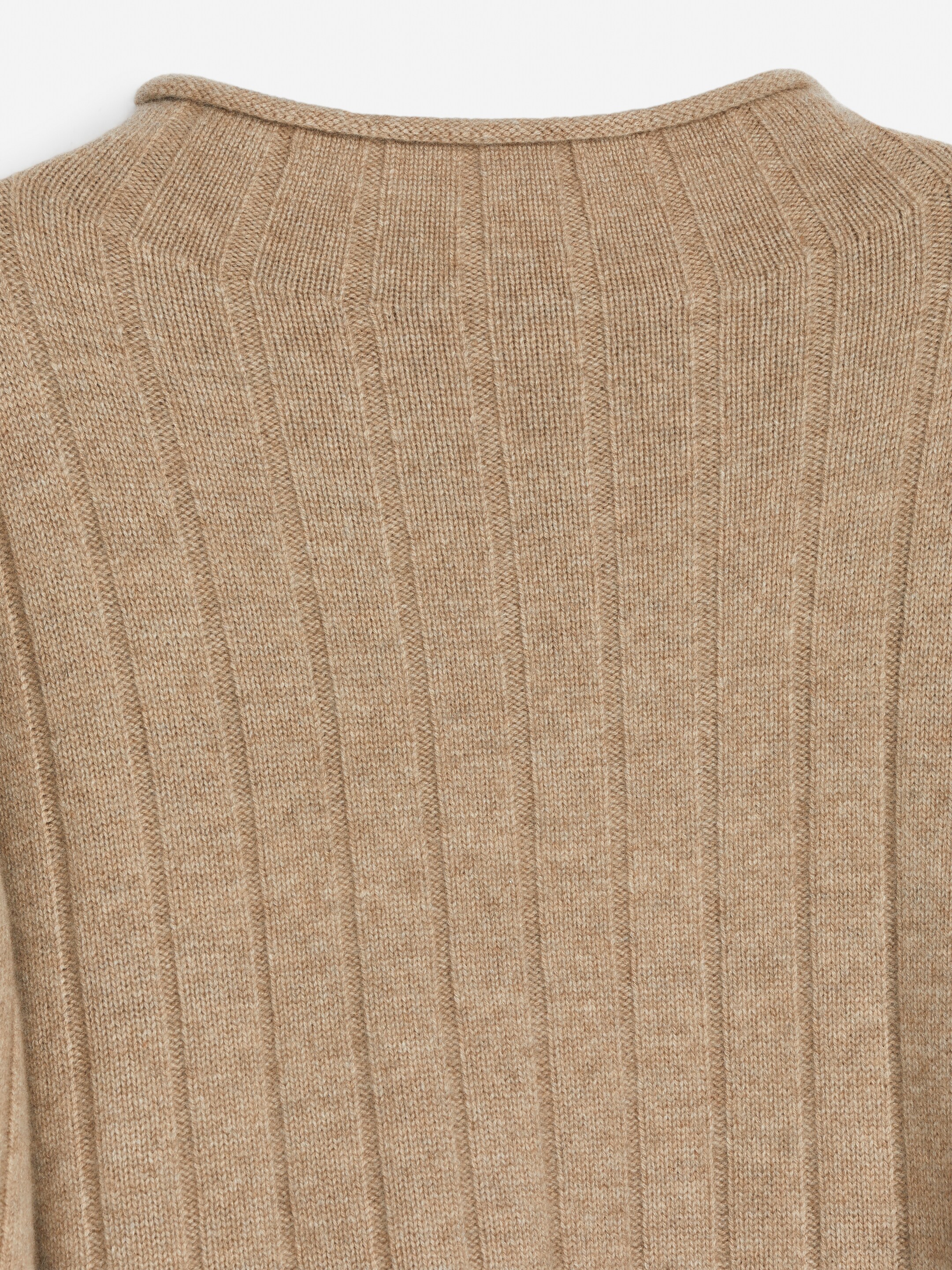 Größeres Bild ansehen: Rippstrickpullover aus Kaschmir und Wolle - Beige - Ladies | H&M DE 2