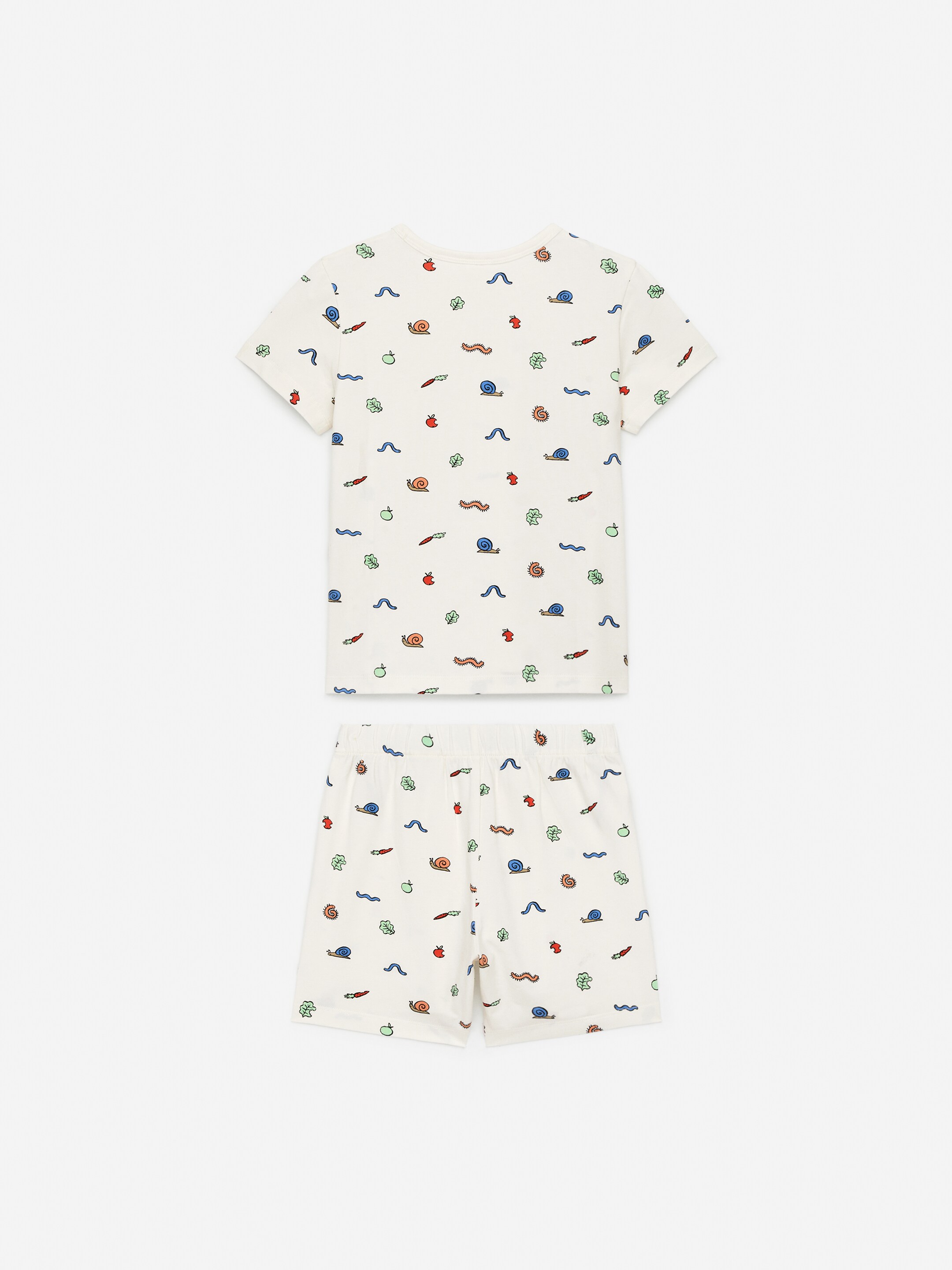 Vezi imaginea mai mare: Set pijama din jerseu scurt - Alb - COPII | H&M RO 2