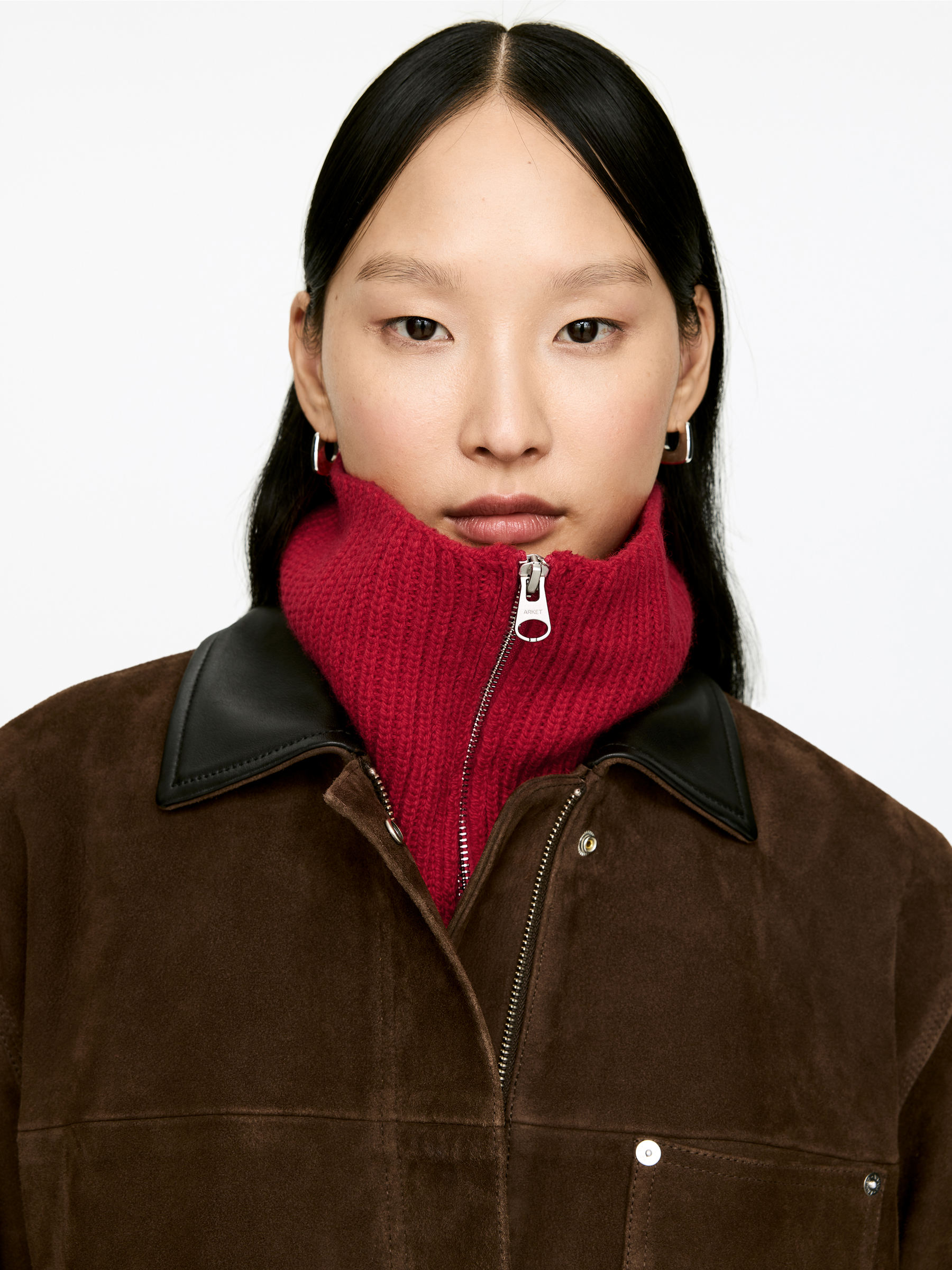 Wool Collar - Red - Women - StillMedia/Lookbook - 3