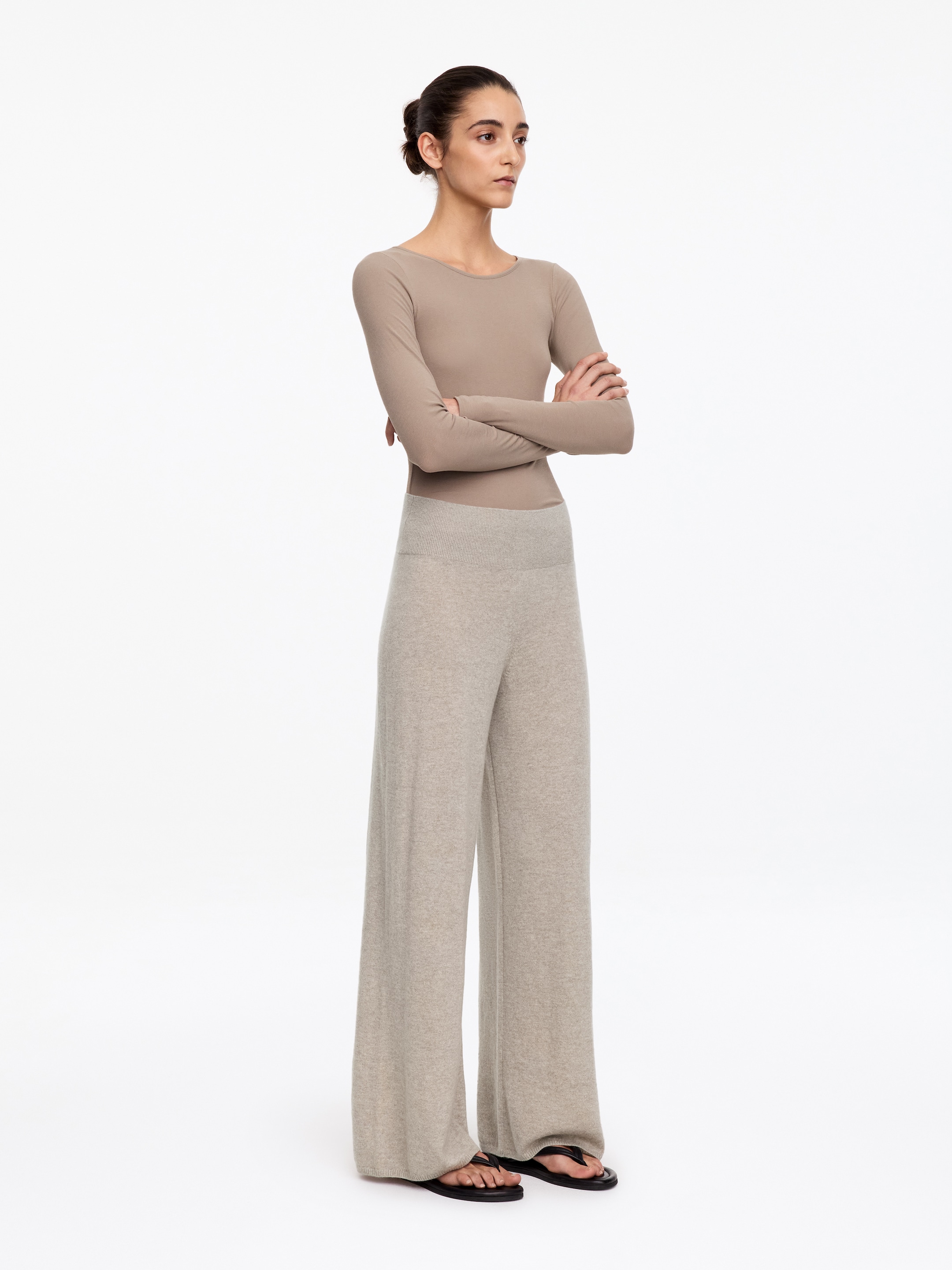 Kaschmirhose - Beige - Regular Fit - women - StillMedia/Lookbook - 2