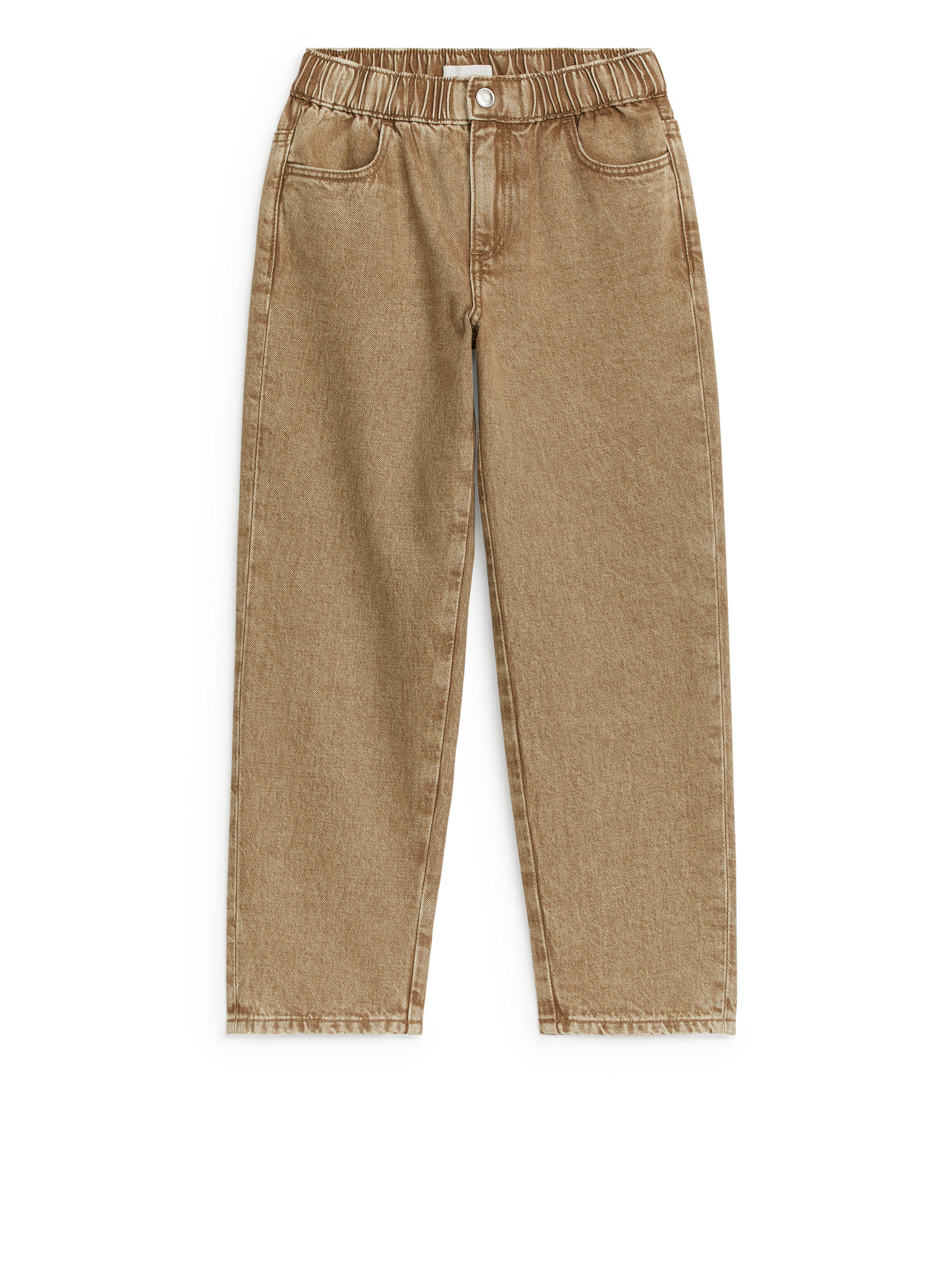 Pull-on-Jeans - Dunkelbeige - Regular Fit - Kinder - StillMedia/DescriptiveStillLife - 3