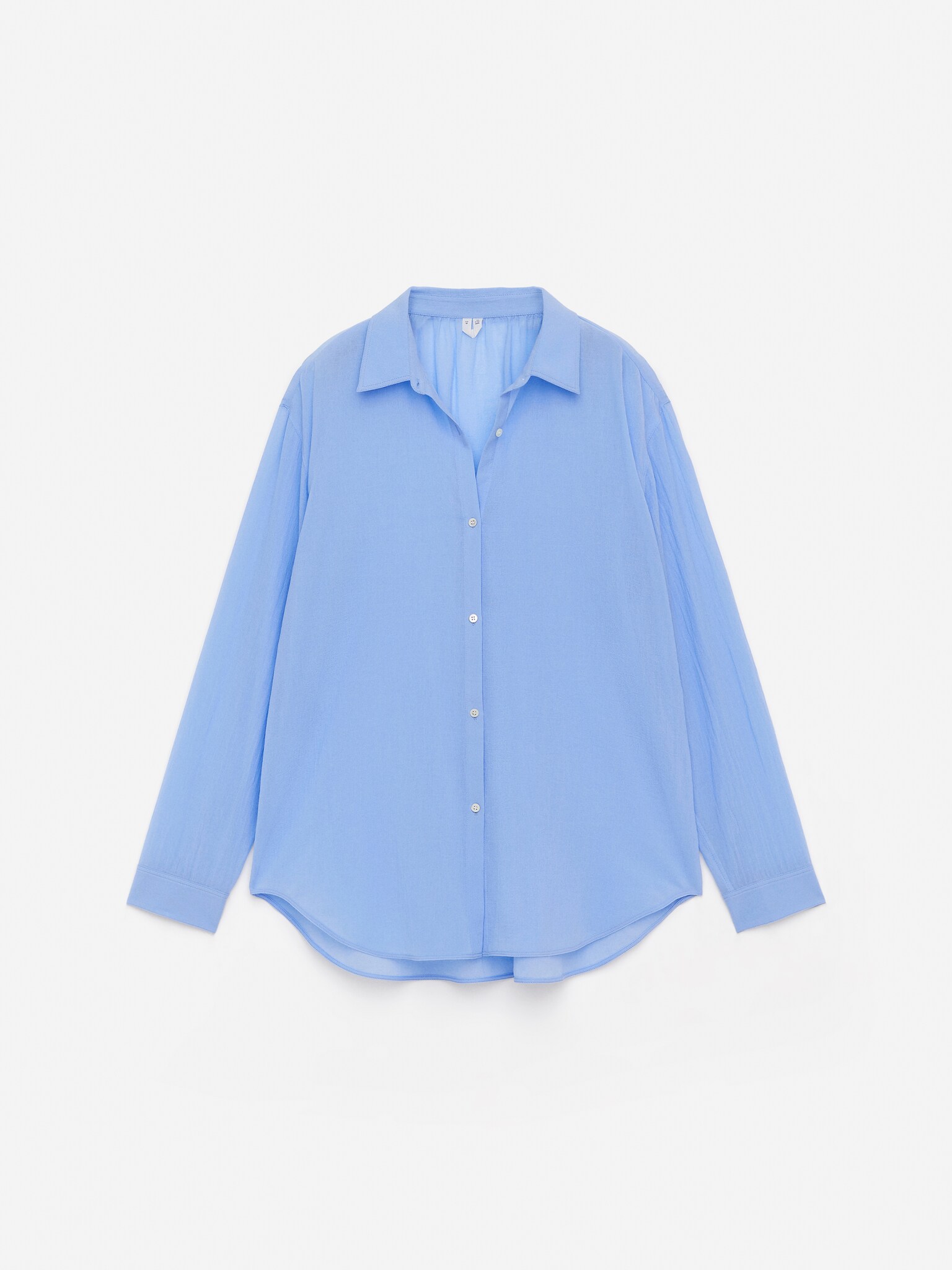 Camicia in voile - Azzurro/Bianco/Bordeaux