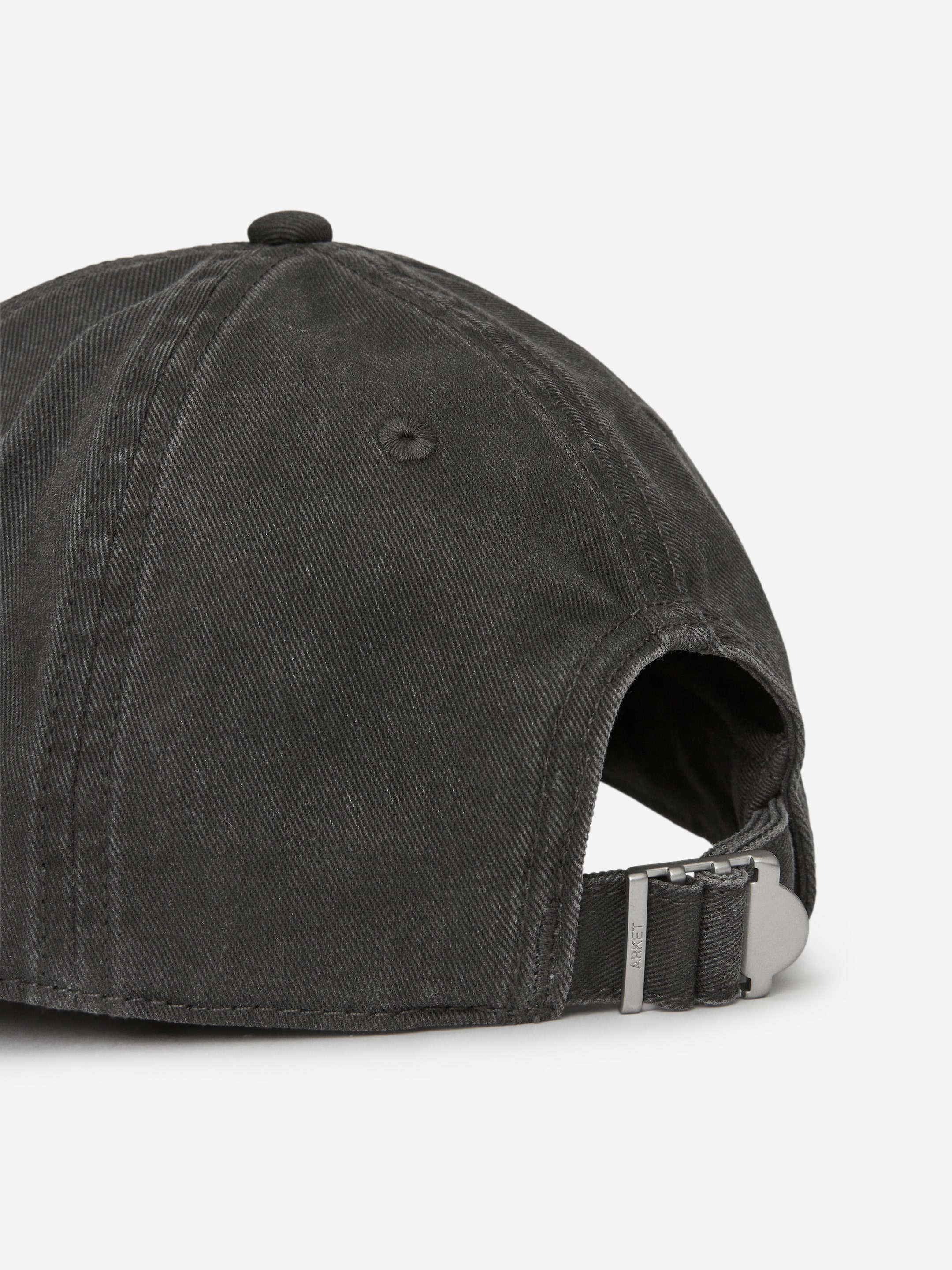 Grösseres Bild ansehen: Cap aus gewaschener Baumwolle - Schwarz - HERREN | H&M CH 3