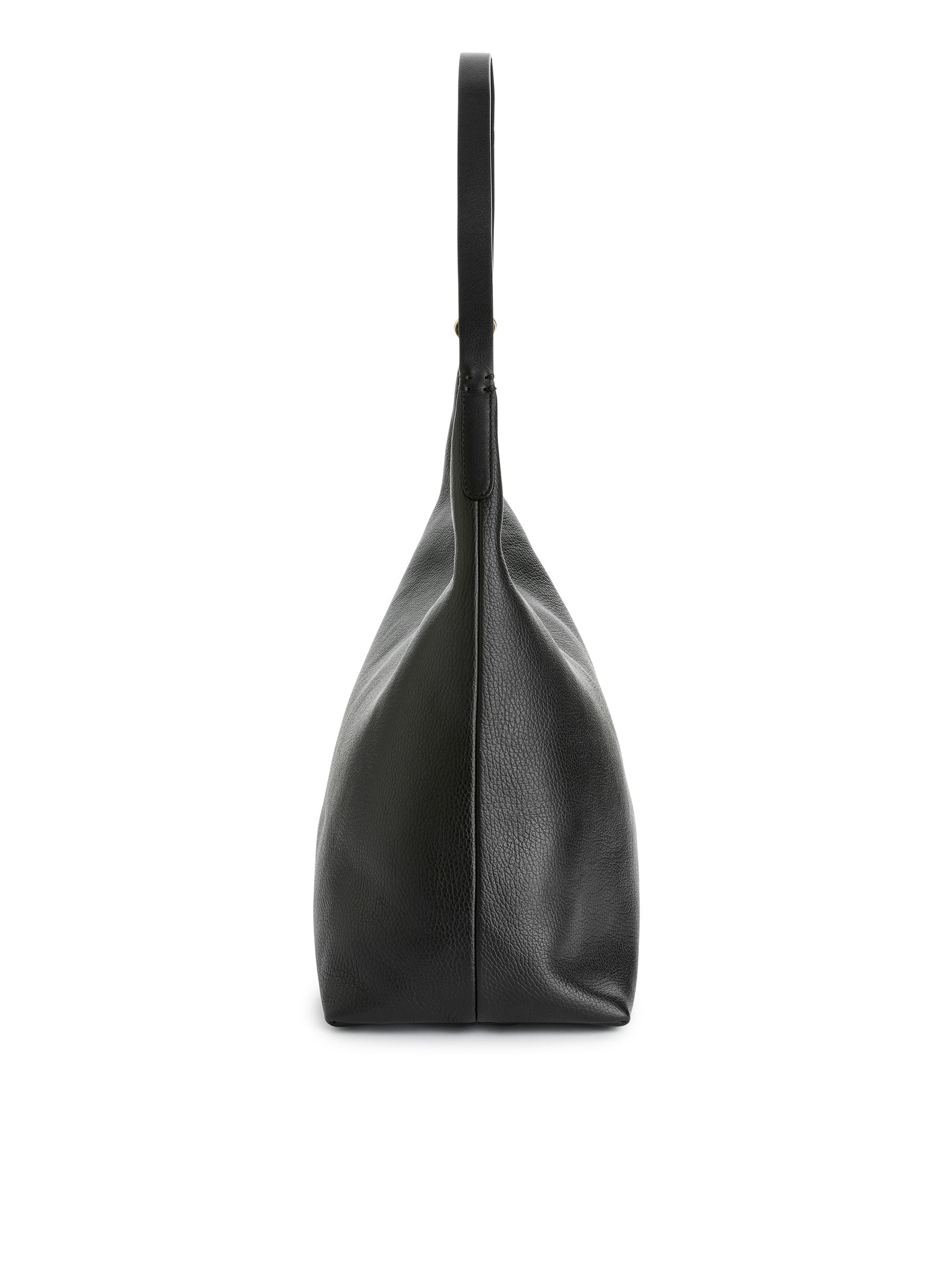 Leather Shoulder Bag - Black - Women - StillMedia/DescriptiveStillLife - 3