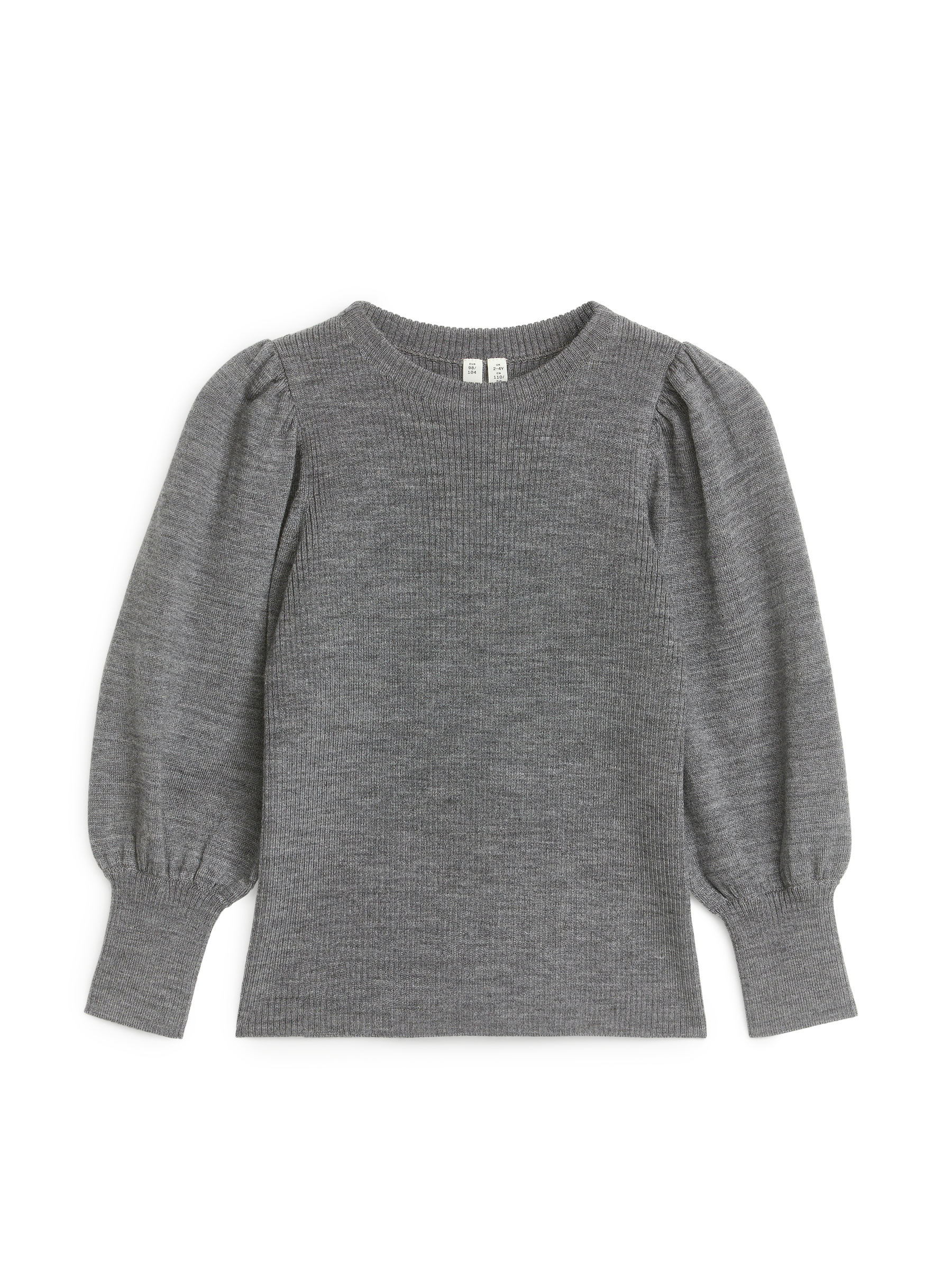 Oberteil aus Merinowolle mit weiten Ärmeln - Grau - Regular Fit - Kinder - StillMedia/DescriptiveStillLife - 2